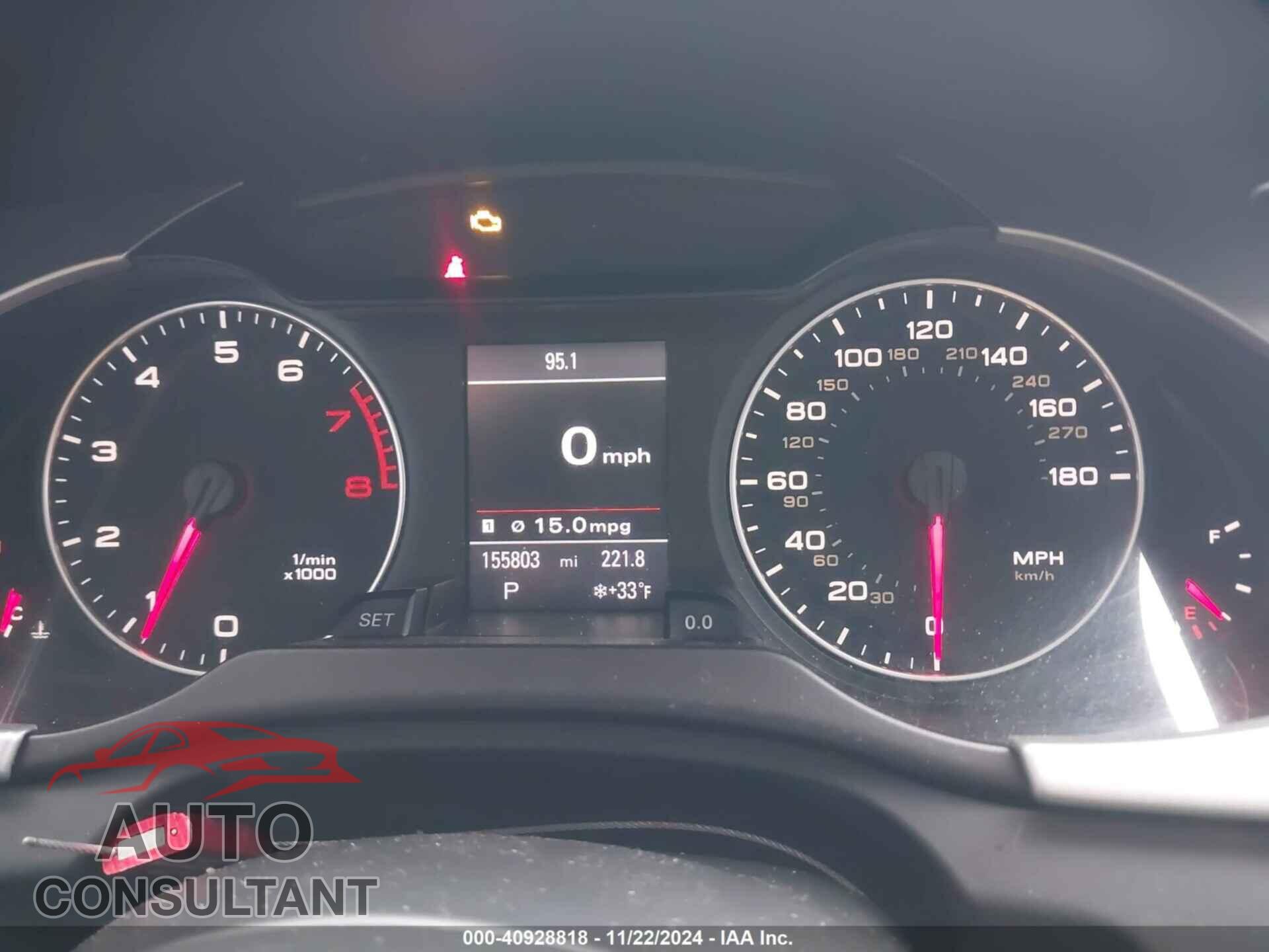 AUDI A4 2012 - WAUWFBFL2CA108959