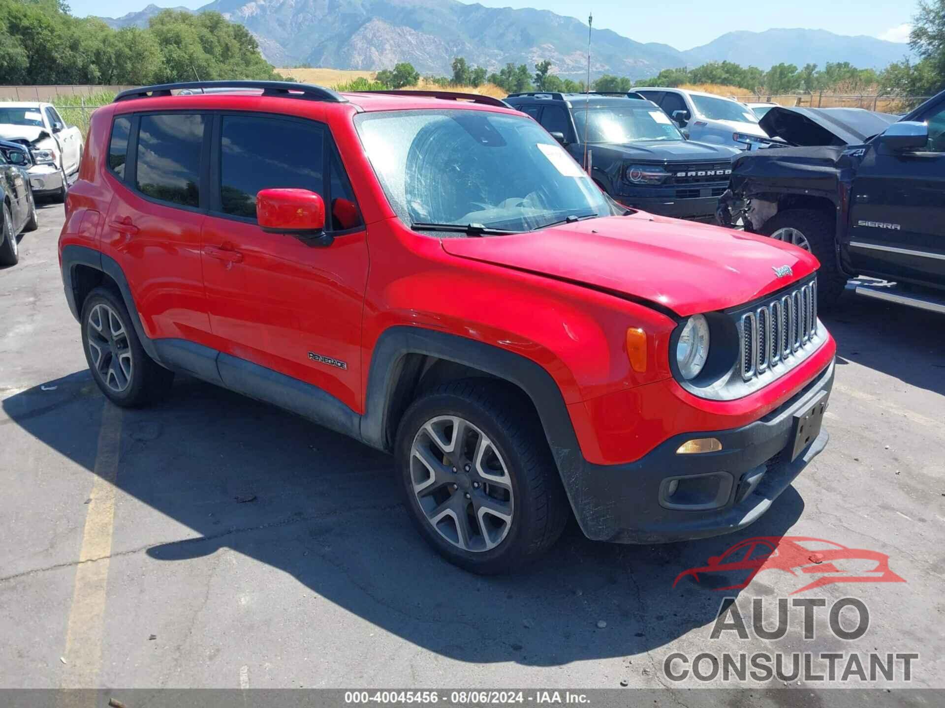 JEEP RENEGADE 2017 - ZACCJBBB9HPG38645