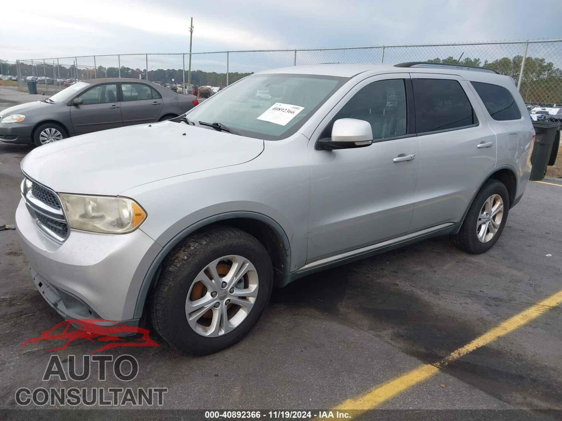 DODGE DURANGO 2011 - 1D4RD4GG2BC634341
