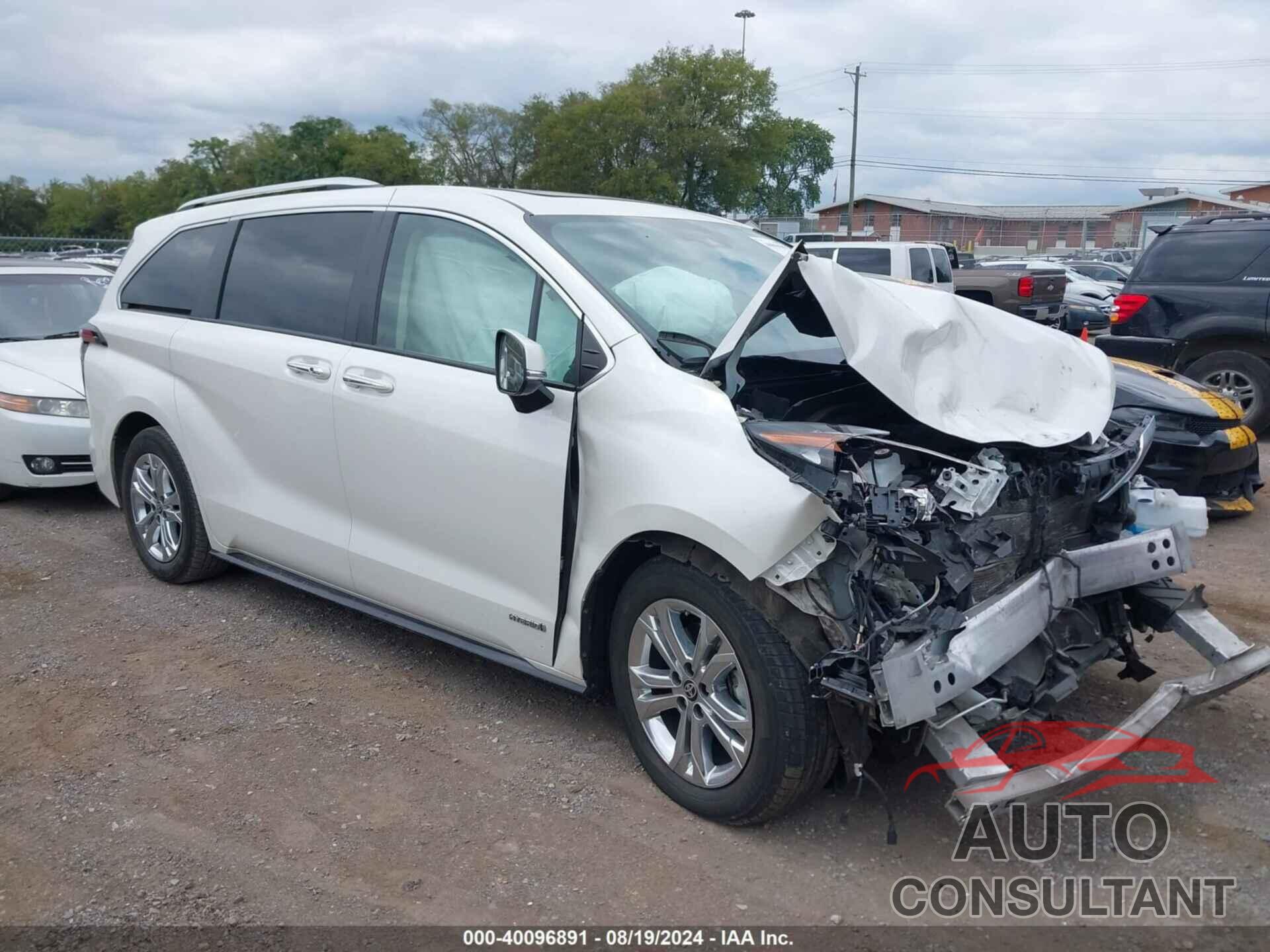 TOYOTA SIENNA 2021 - 5TDESKFC3MS012031