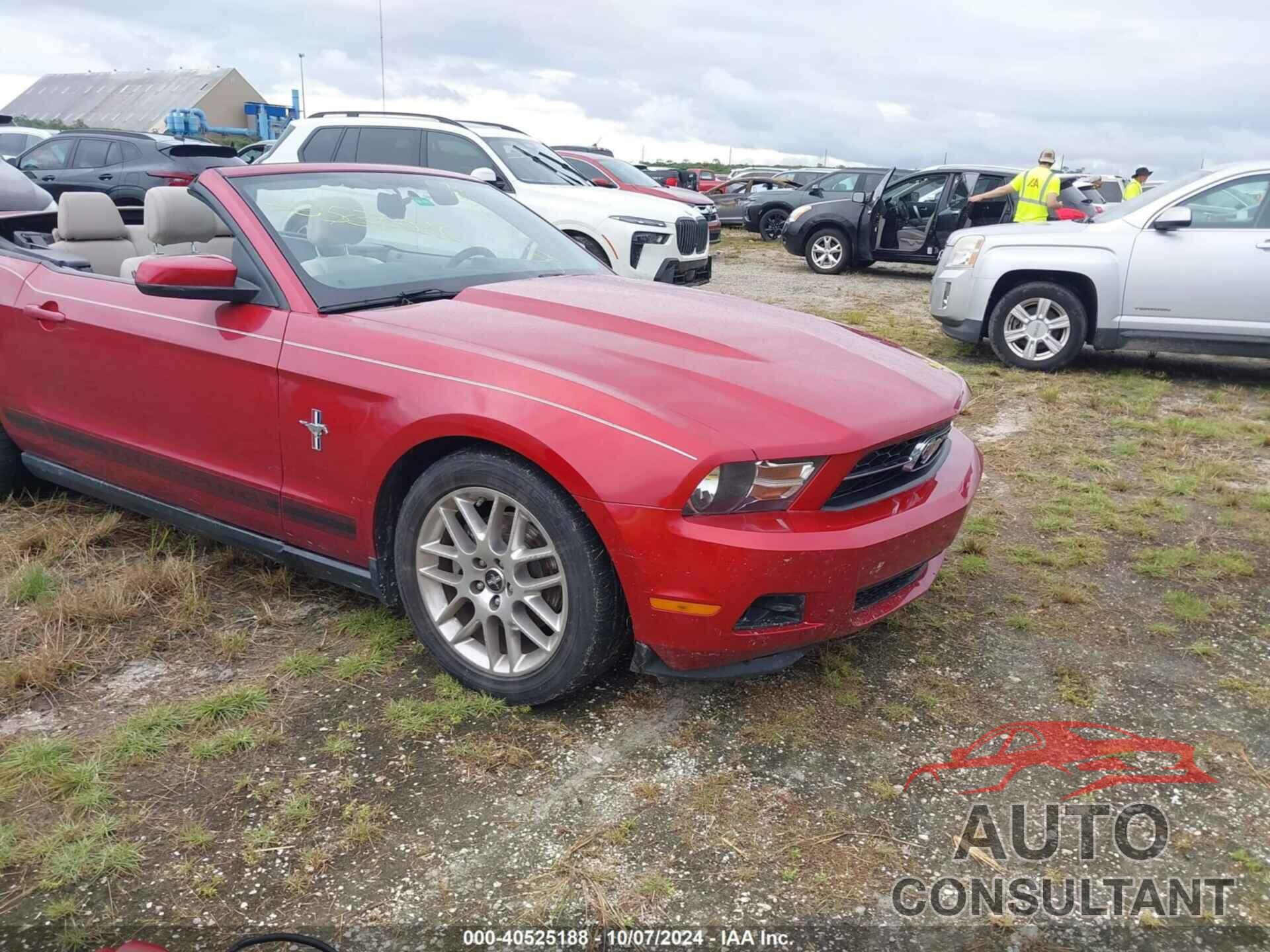 FORD MUSTANG 2012 - 1ZVBP8EM7C5250533