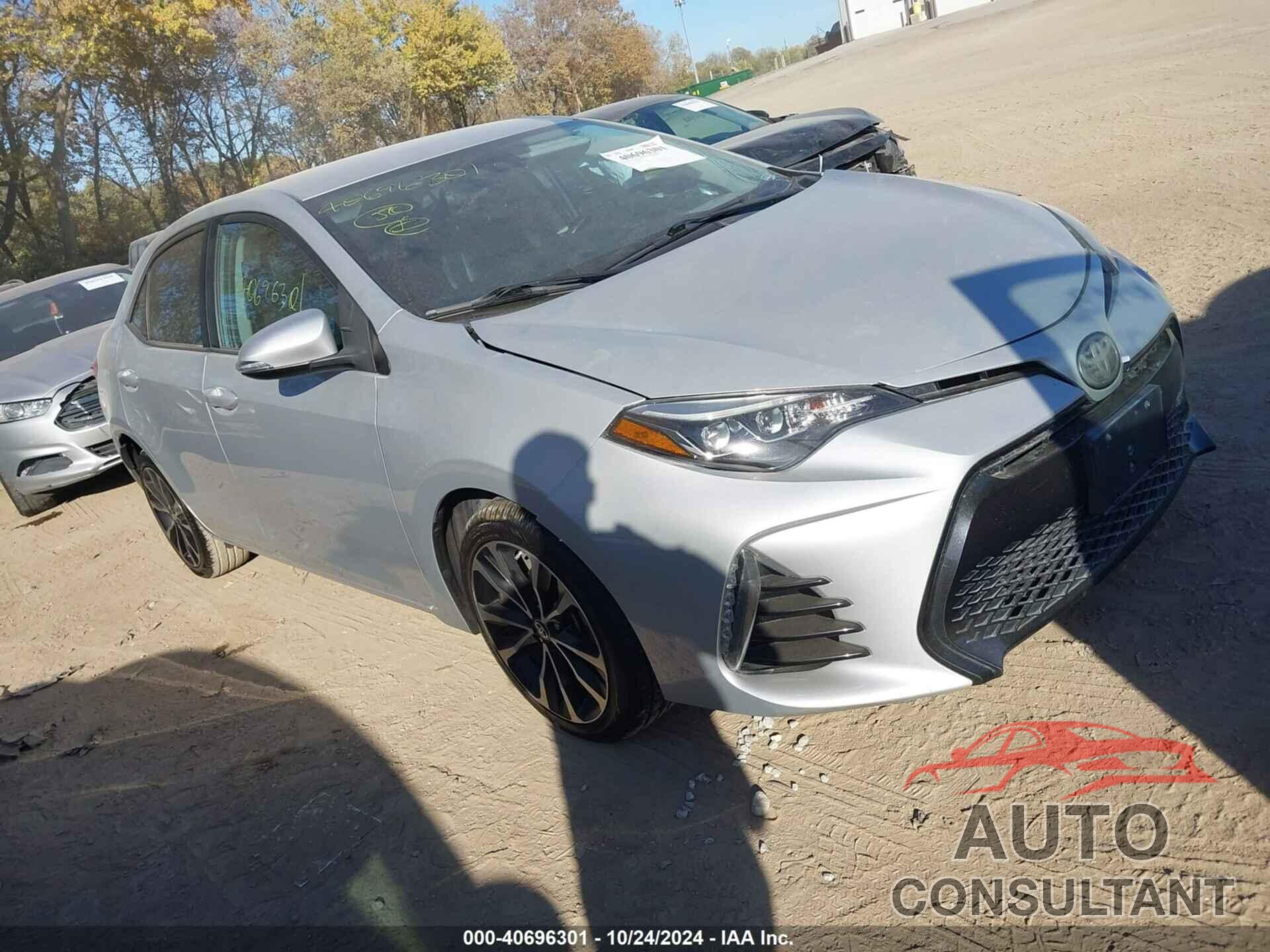 TOYOTA COROLLA 2019 - 2T1BURHE0KC126045