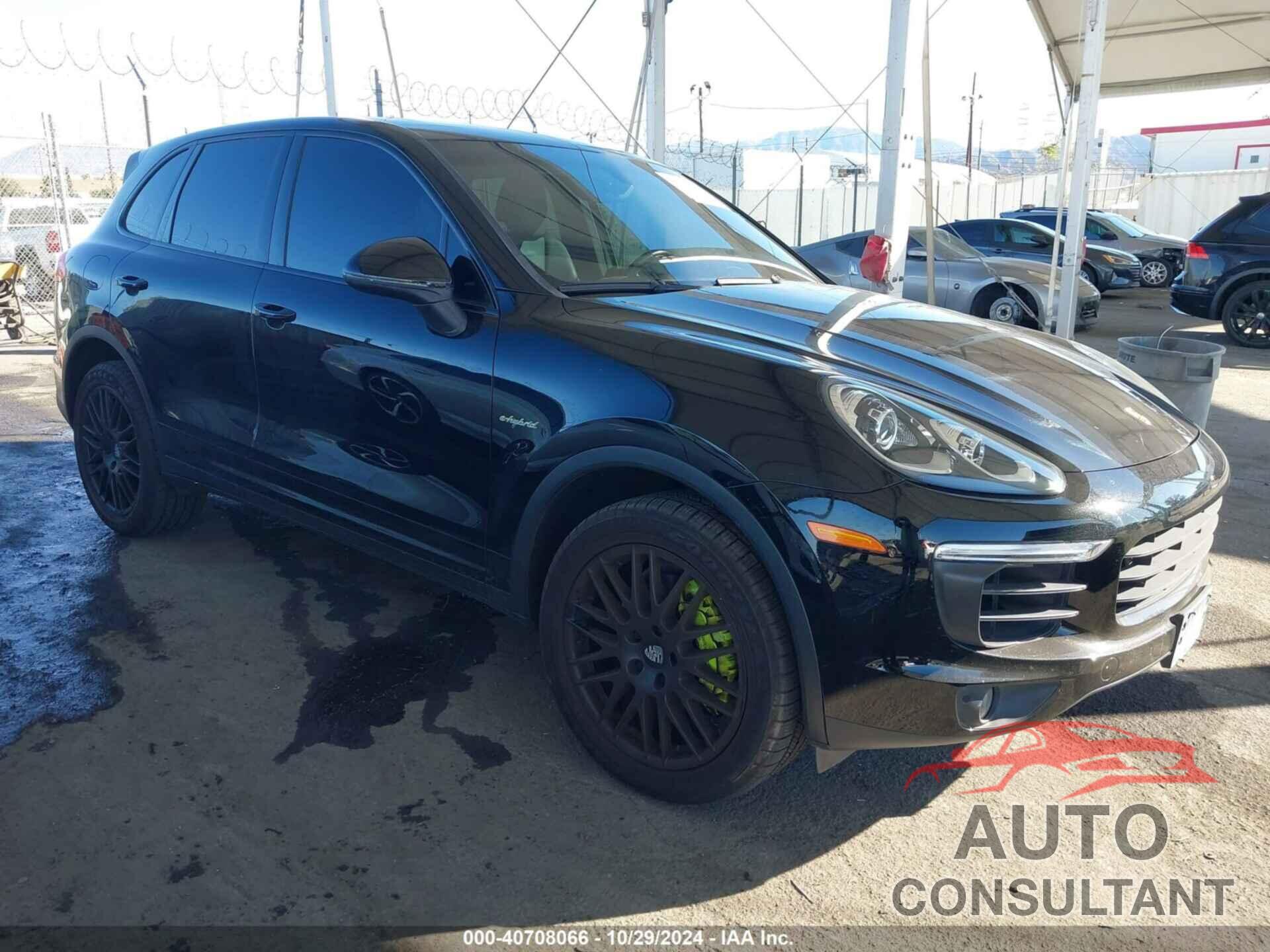 PORSCHE CAYENNE E-HYBRID 2016 - WP1AE2A22GLA16905