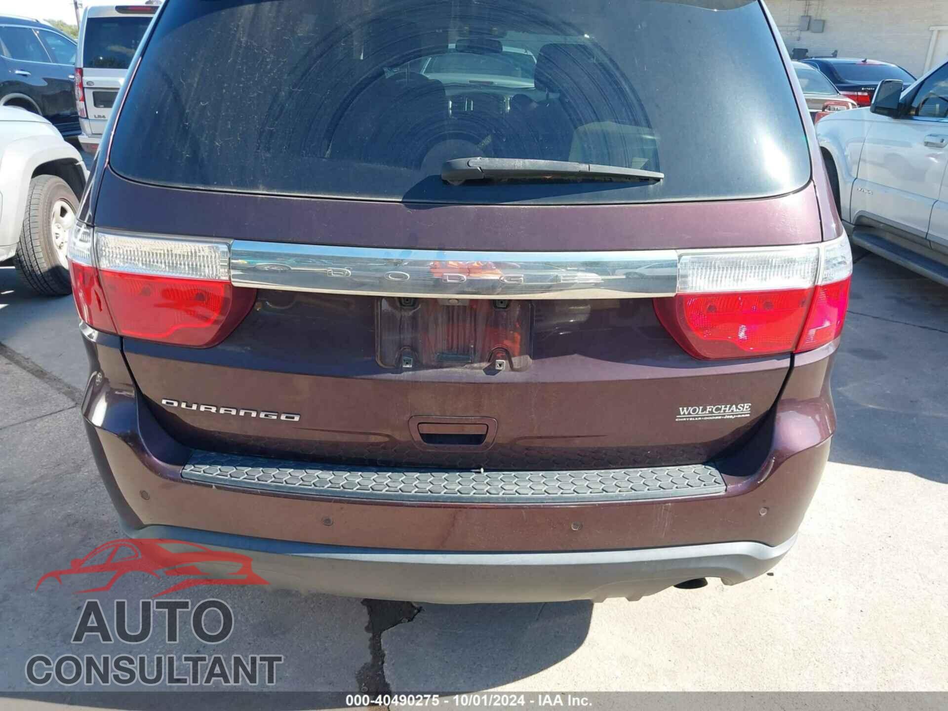 DODGE DURANGO 2012 - 1C4RDHAG7CC260226
