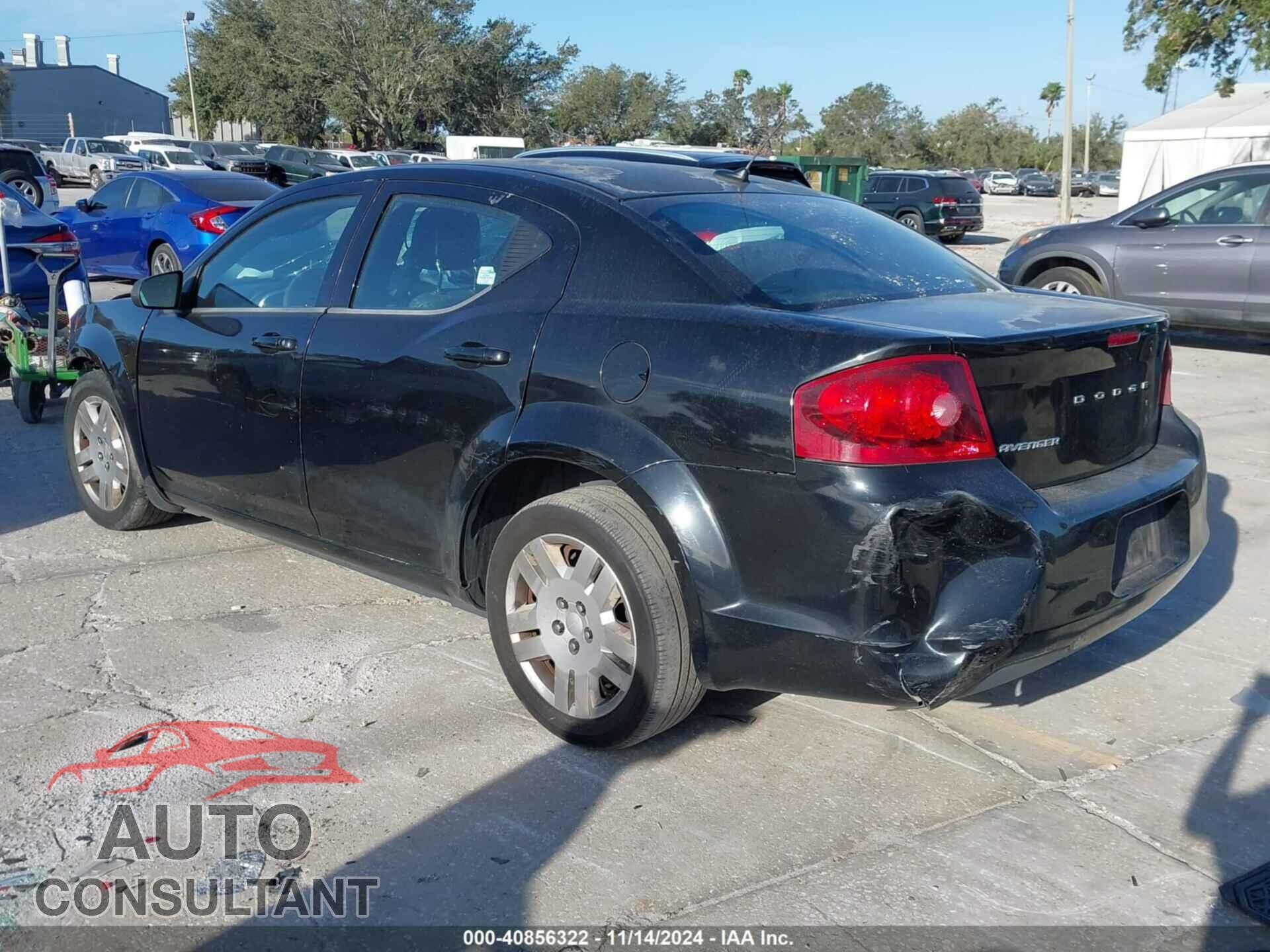 DODGE AVENGER 2013 - 1C3CDZAB8DN631470