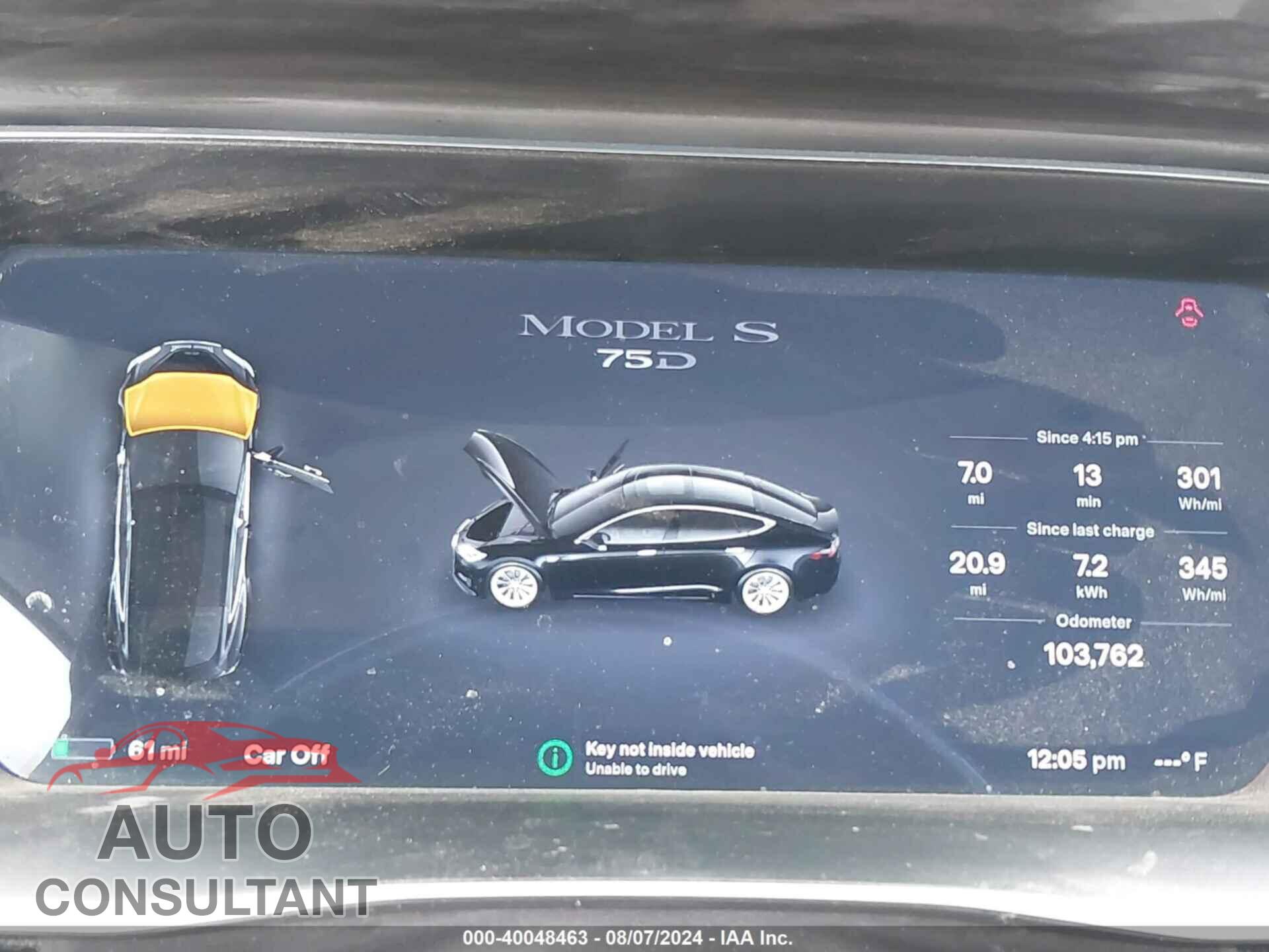 TESLA MODEL S 2016 - 5YJSA1E25GF169089
