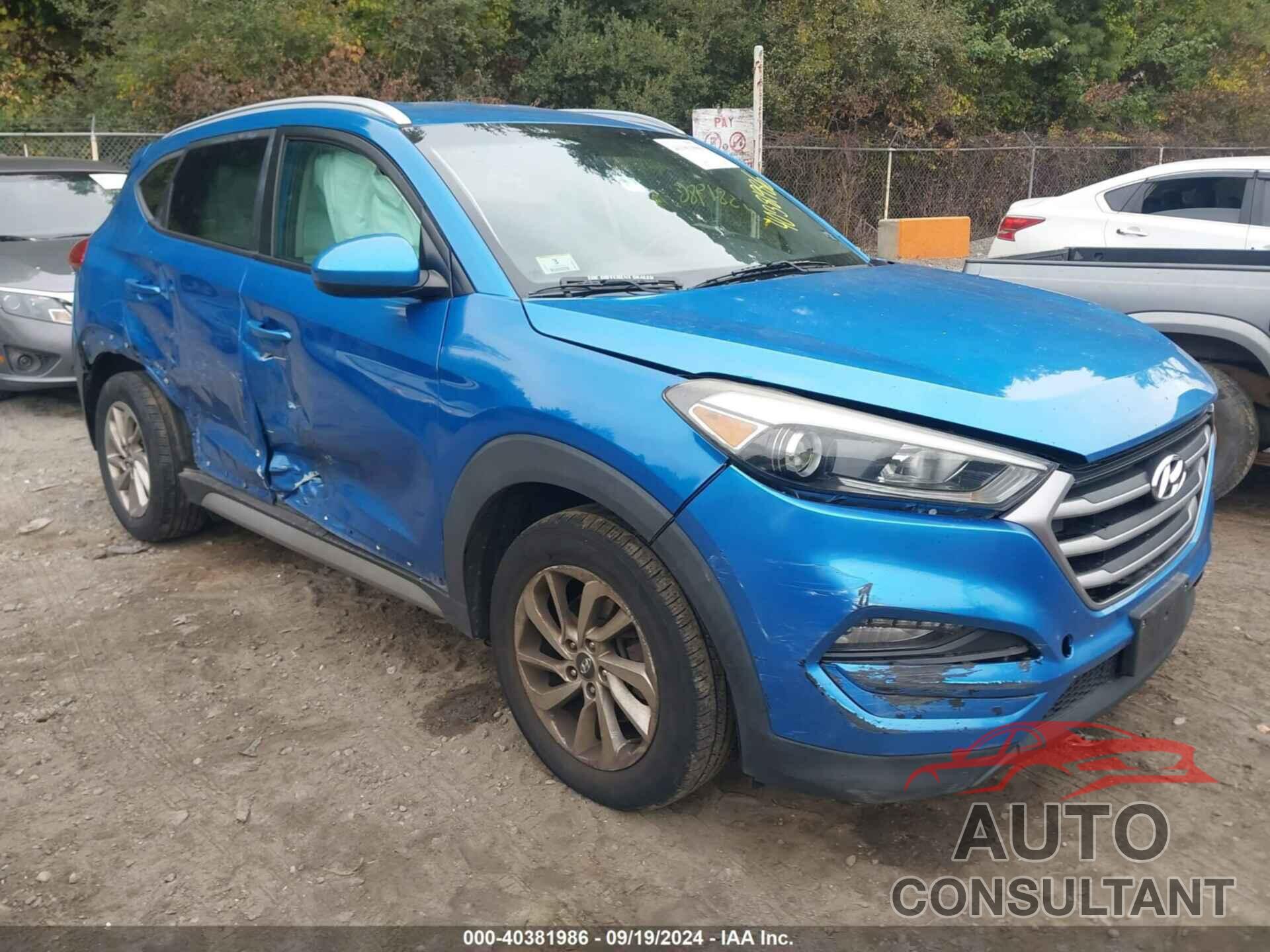 HYUNDAI TUCSON 2017 - KM8J3CA40HU259537