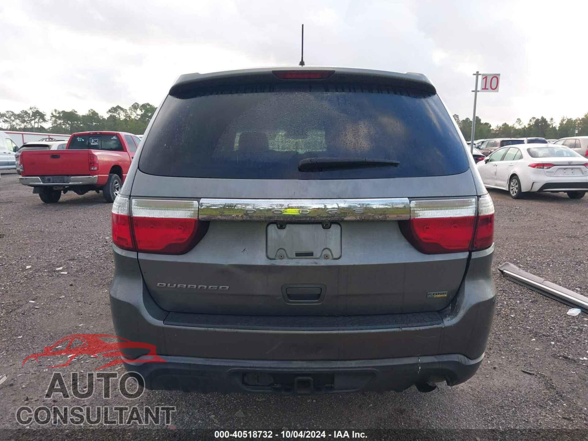 DODGE DURANGO 2011 - 1D4RD2GG1BC742101