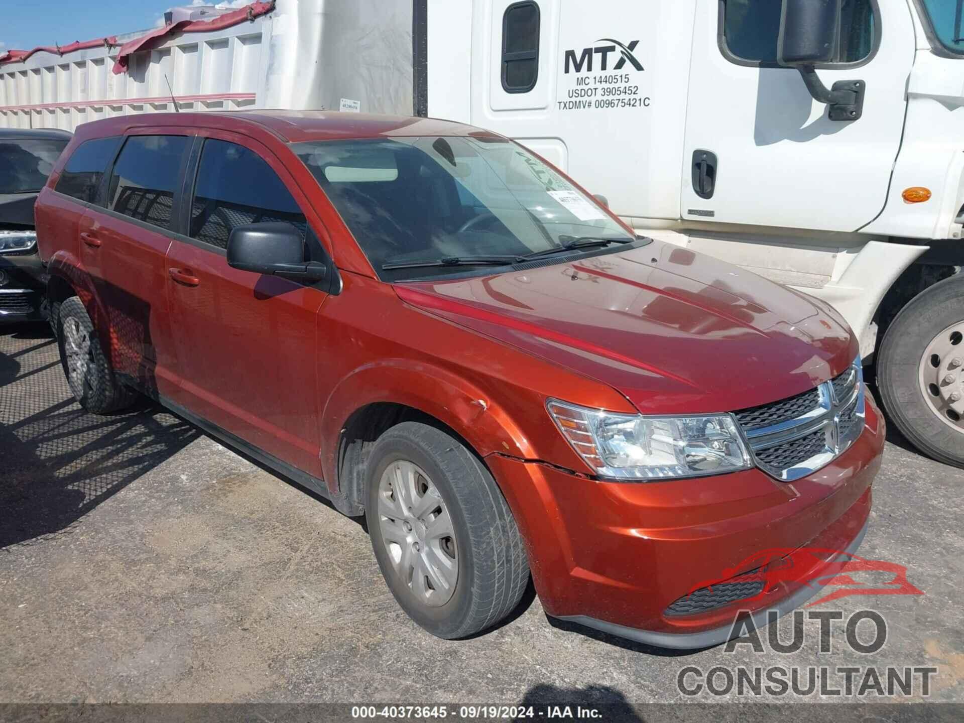 DODGE JOURNEY 2014 - 3C4PDCAB2ET120767