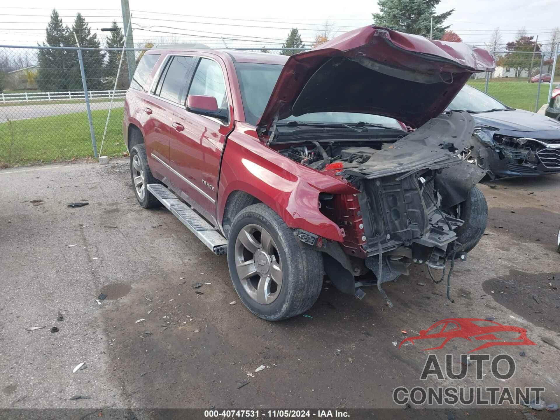 CHEVROLET TAHOE 2016 - 1GNSKBKC5GR480281