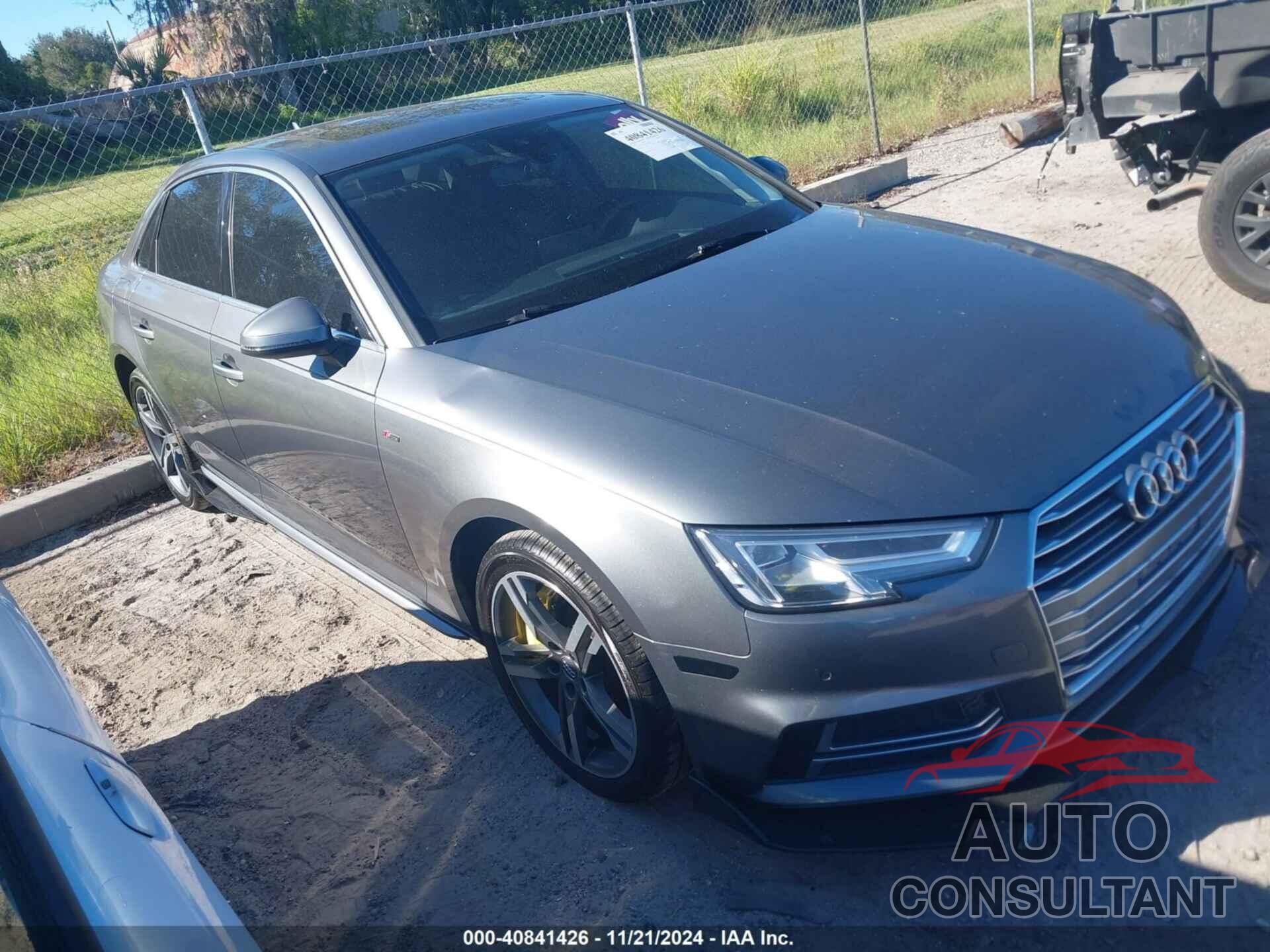 AUDI A4 2018 - WAUENAF47JA070644