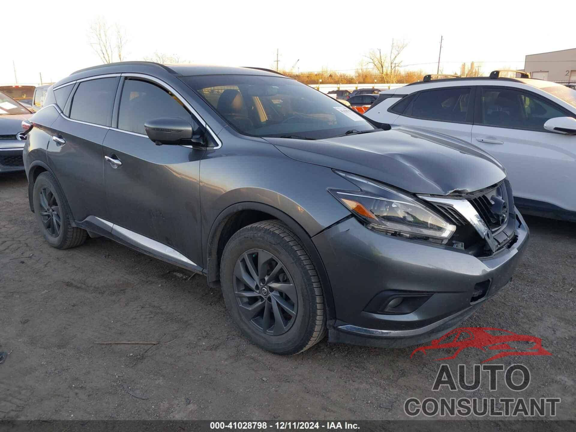 NISSAN MURANO 2018 - 5N1AZ2MH3JN121059