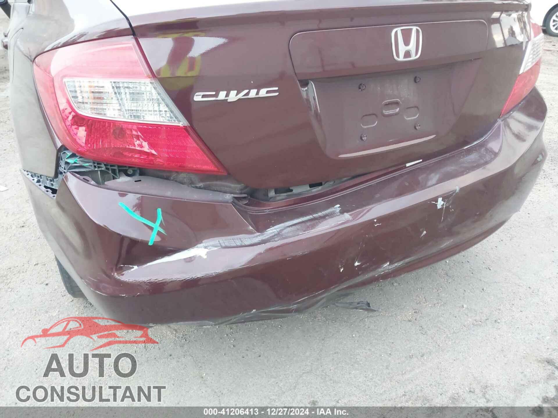 HONDA CIVIC SDN 2012 - JHMFB2F50CS005497