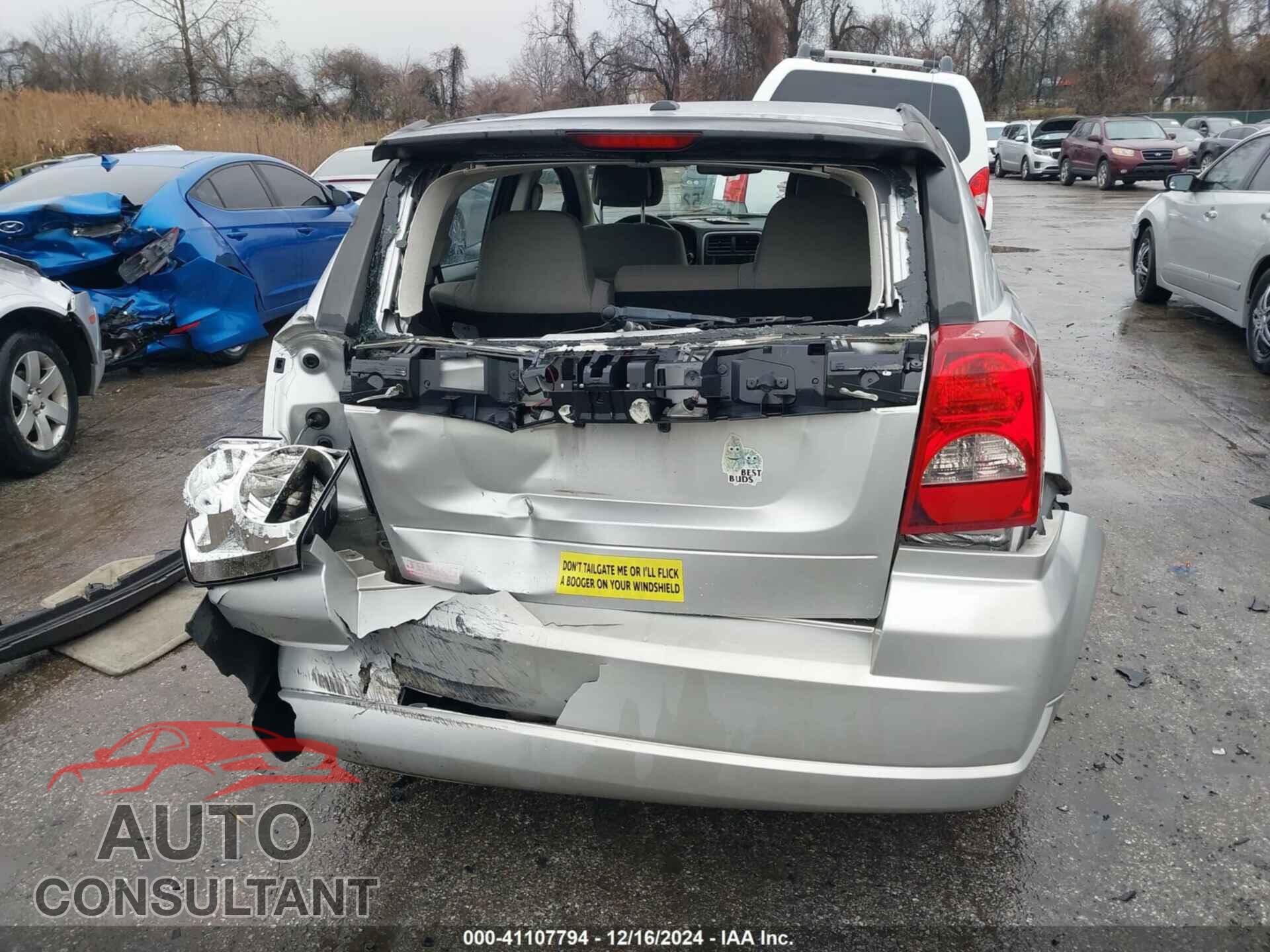 DODGE CALIBER 2012 - 1C3CDWDA8CD535005