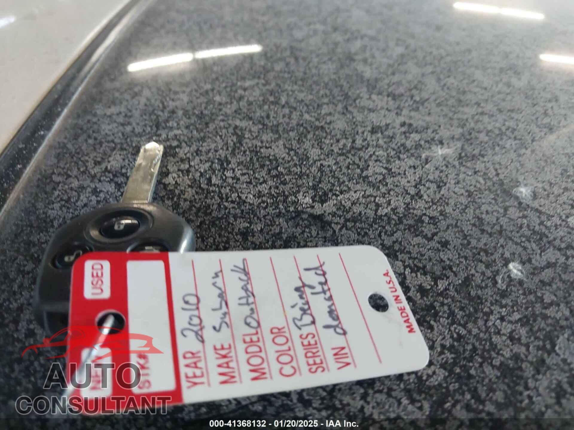 SUBARU OUTBACK 2010 - 4S4BRBKC6A3355879