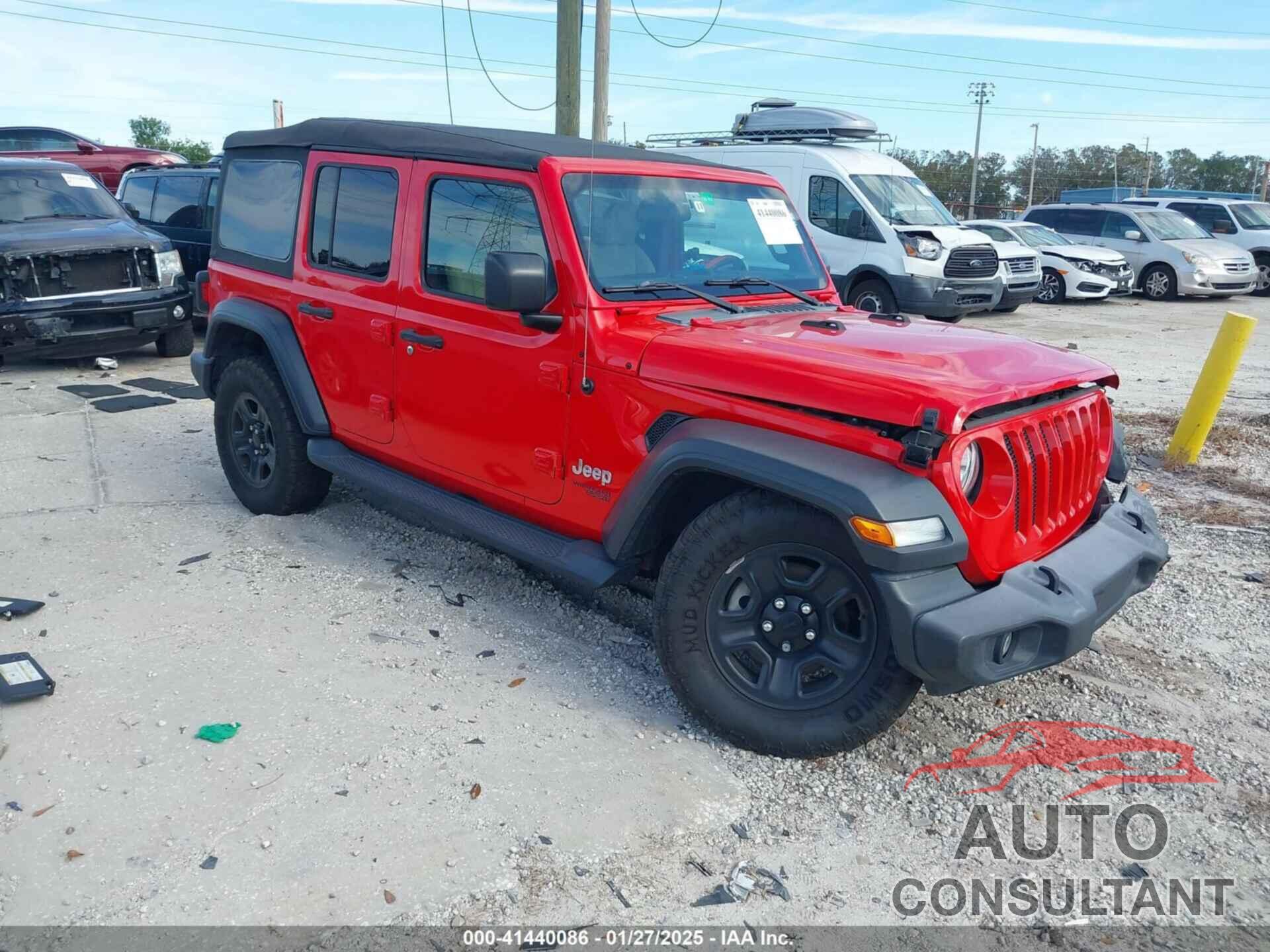 JEEP WRANGLER UNLIMITED 2018 - 1C4HJXDG6JW139791