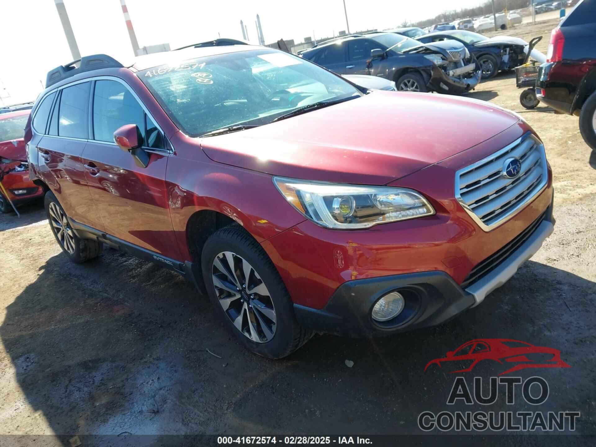 SUBARU OUTBACK 2017 - 4S4BSANC6H3346443