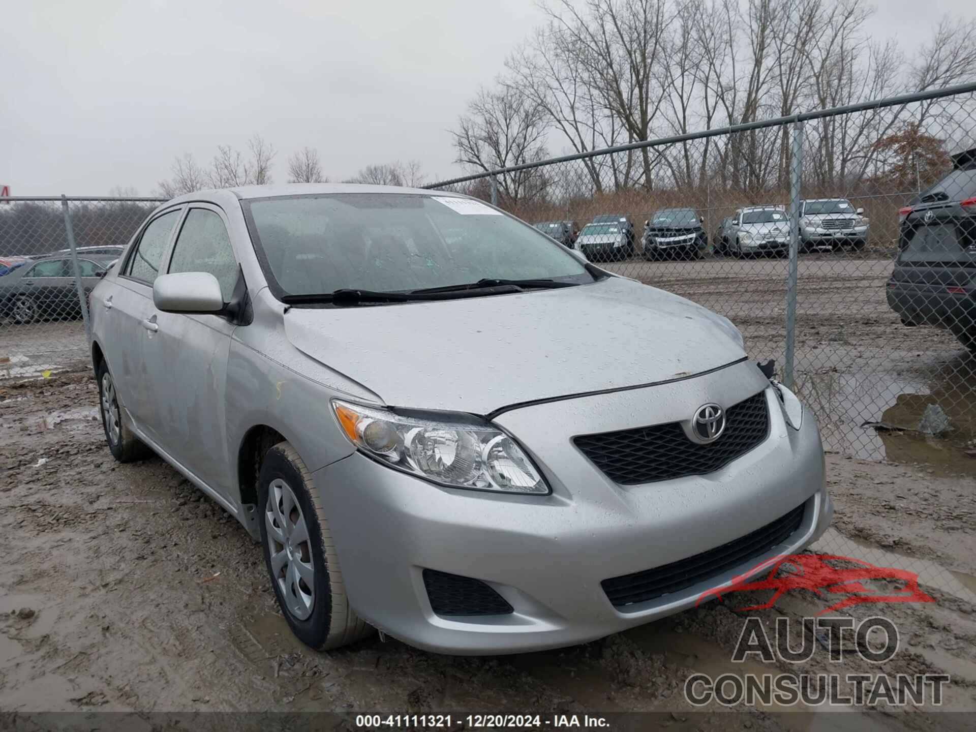 TOYOTA COROLLA 2009 - JTDBL40E499036432