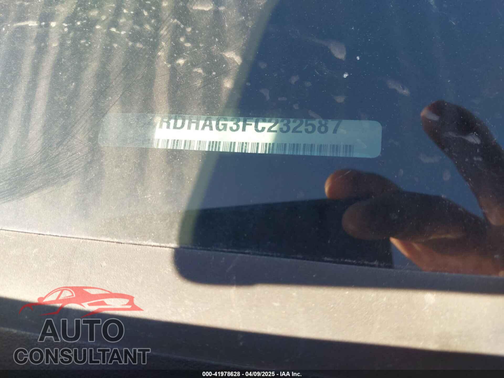 DODGE DURANGO 2015 - 1C4RDHAG3FC232587