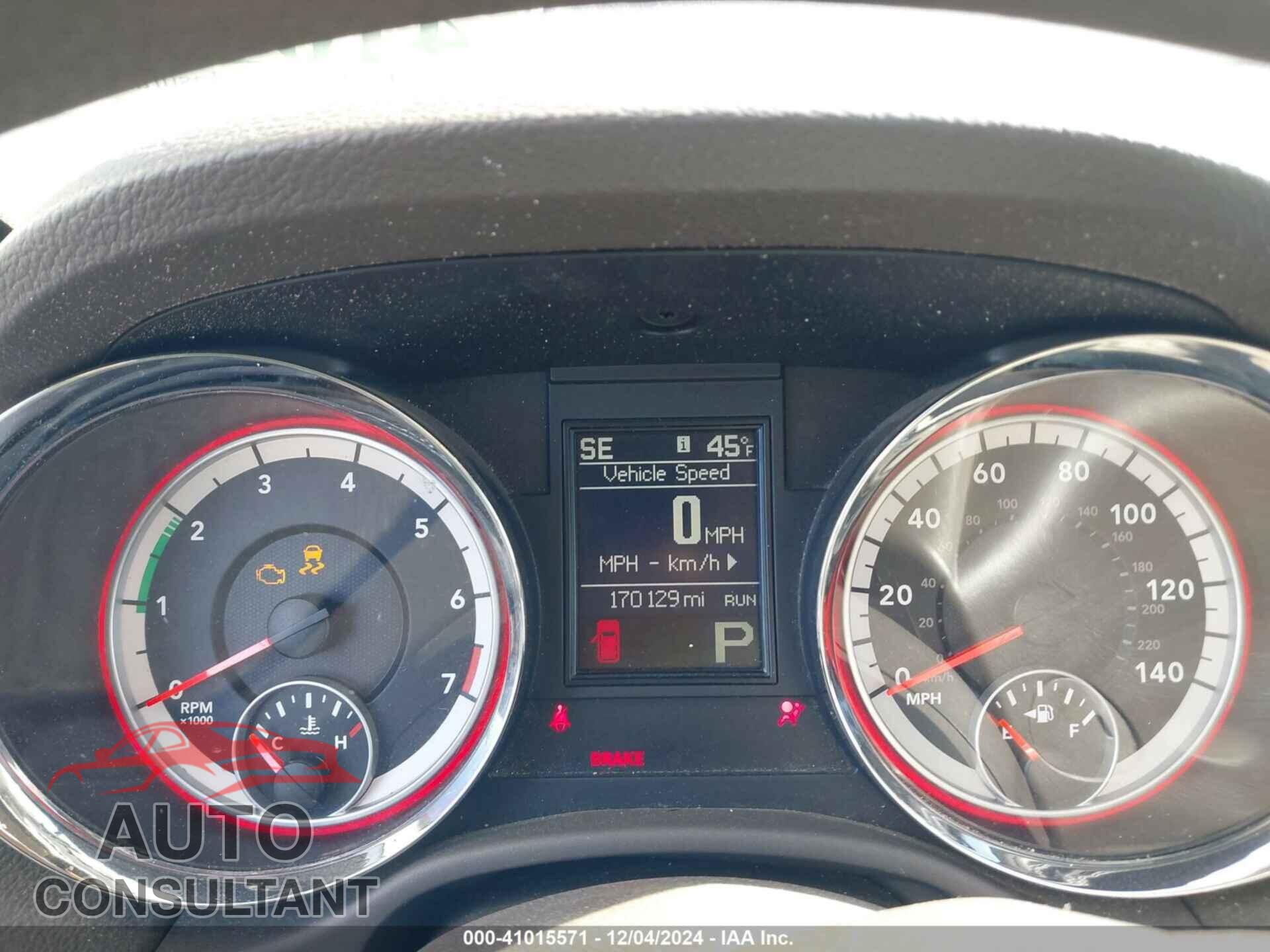 DODGE DURANGO 2013 - 1C4RDHAG9DC558908