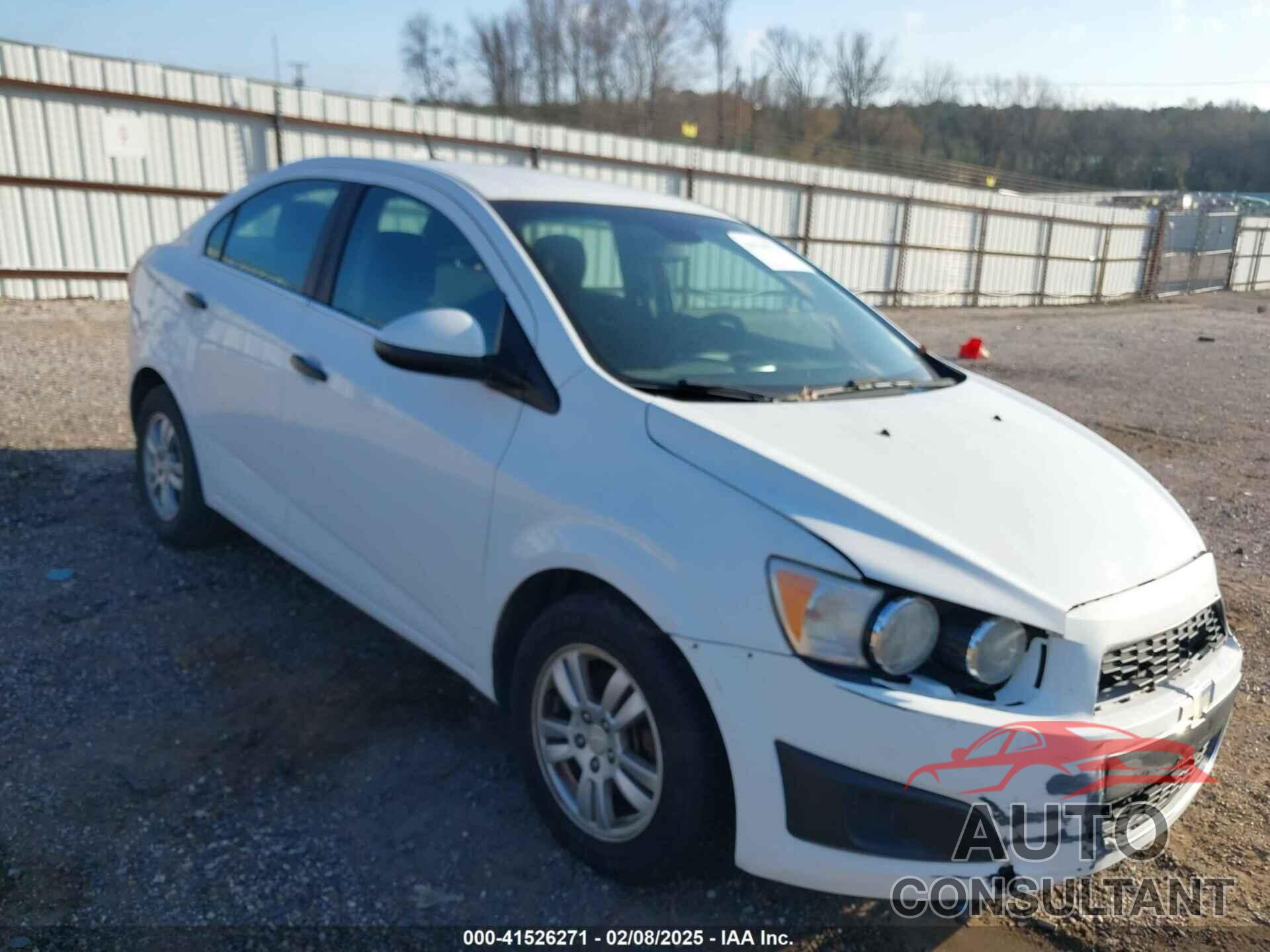 CHEVROLET SONIC 2012 - 1G1JC5SH0C4134086