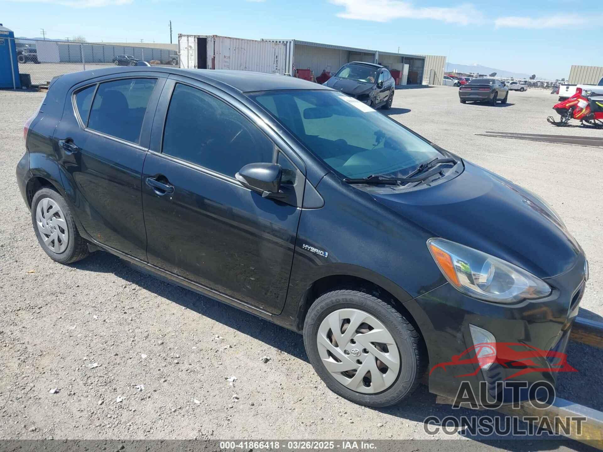 TOYOTA PRIUS C 2016 - JTDKDTB31G1122487