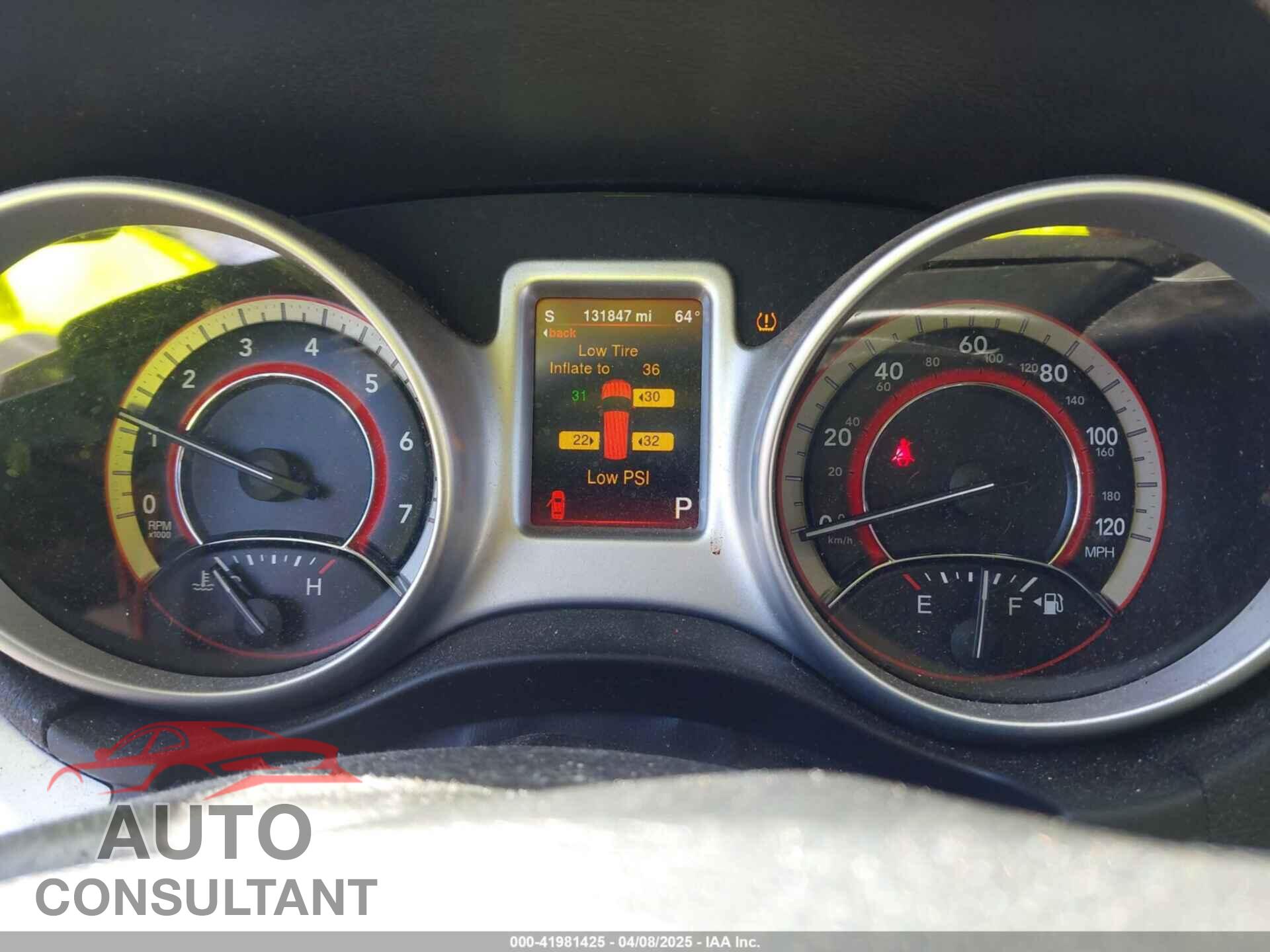DODGE JOURNEY 2015 - 3C4PDCBG4FT656826