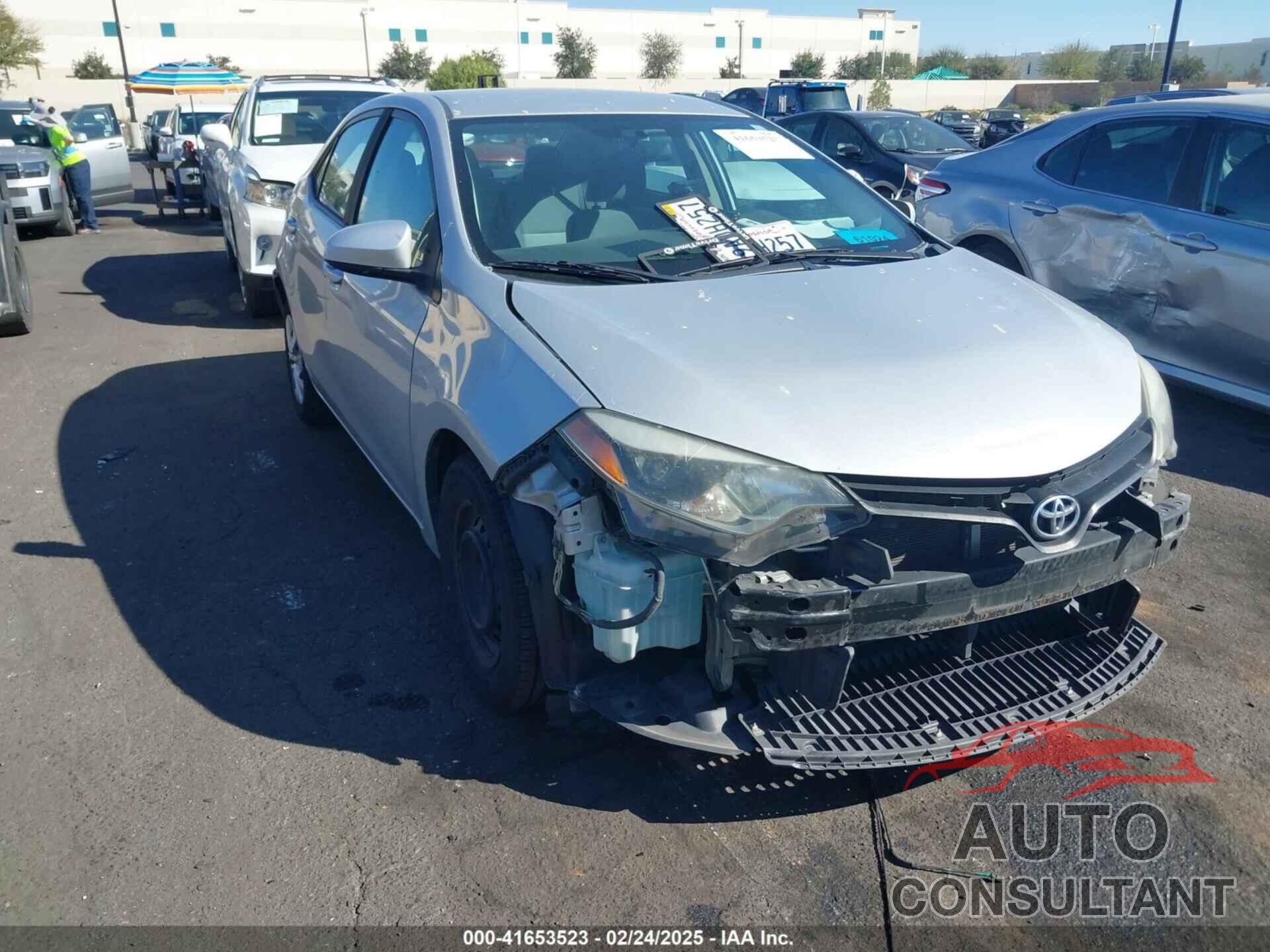 TOYOTA COROLLA 2014 - 5YFBURHE3EP119711
