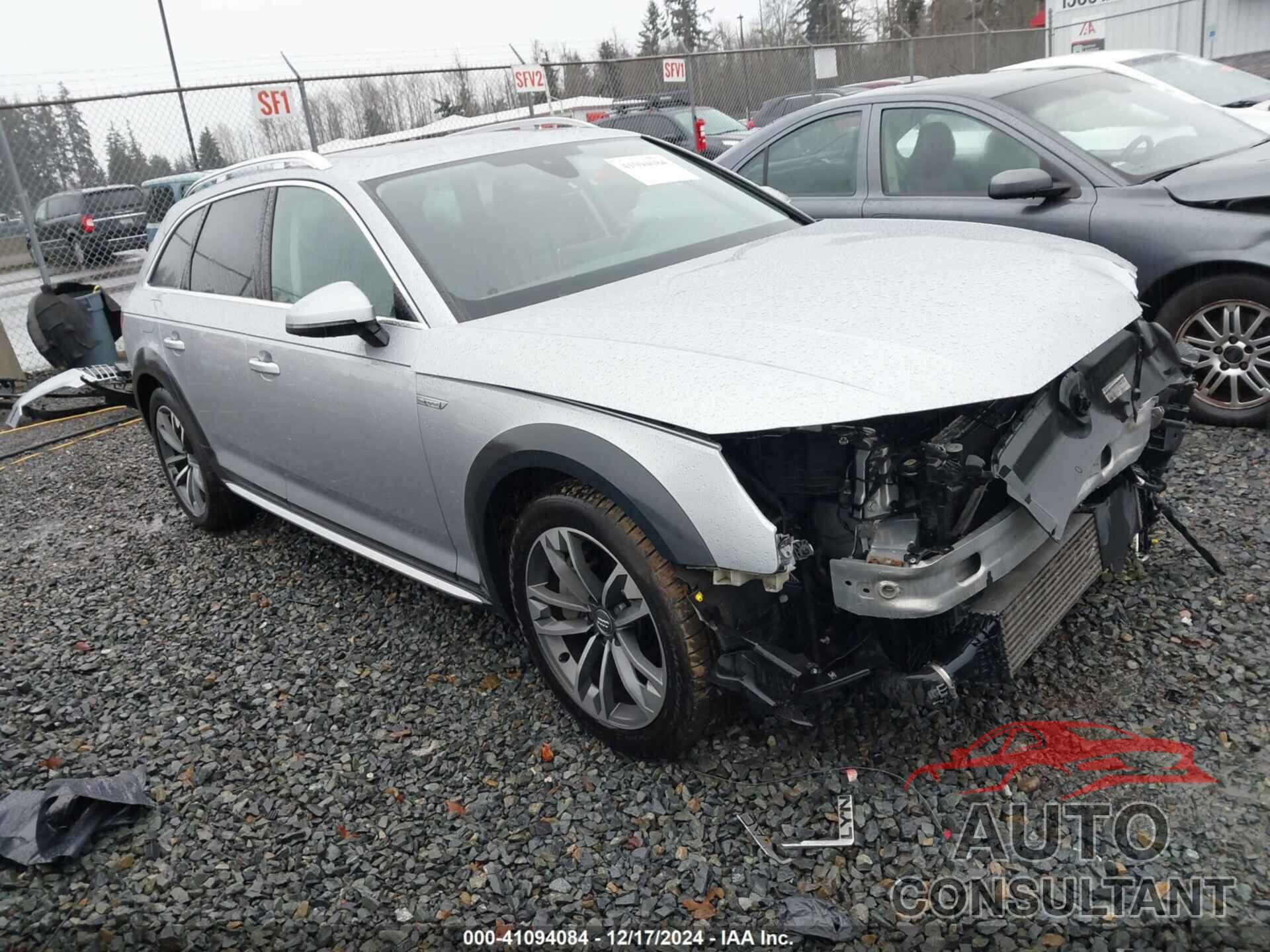 AUDI A4 ALLROAD 2018 - WA18NAF46JA061363