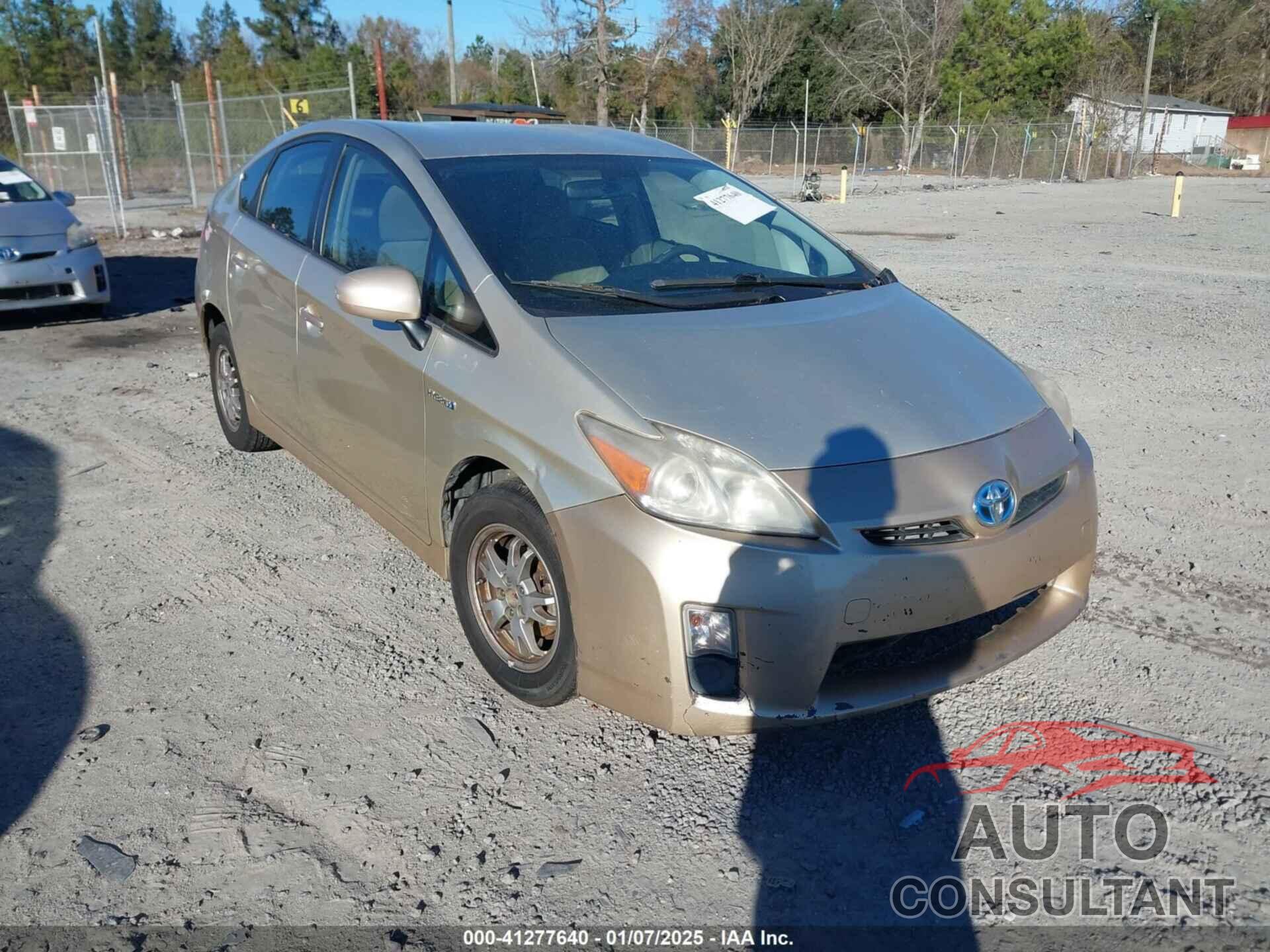 TOYOTA PRIUS 2010 - JTDKN3DU6A0209186