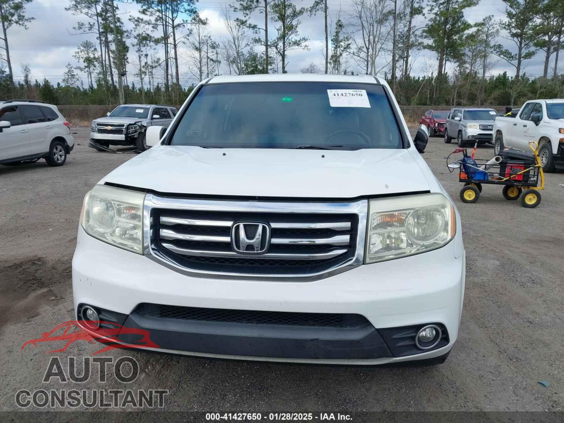HONDA PILOT 2012 - 5FNYF3H71CB043160