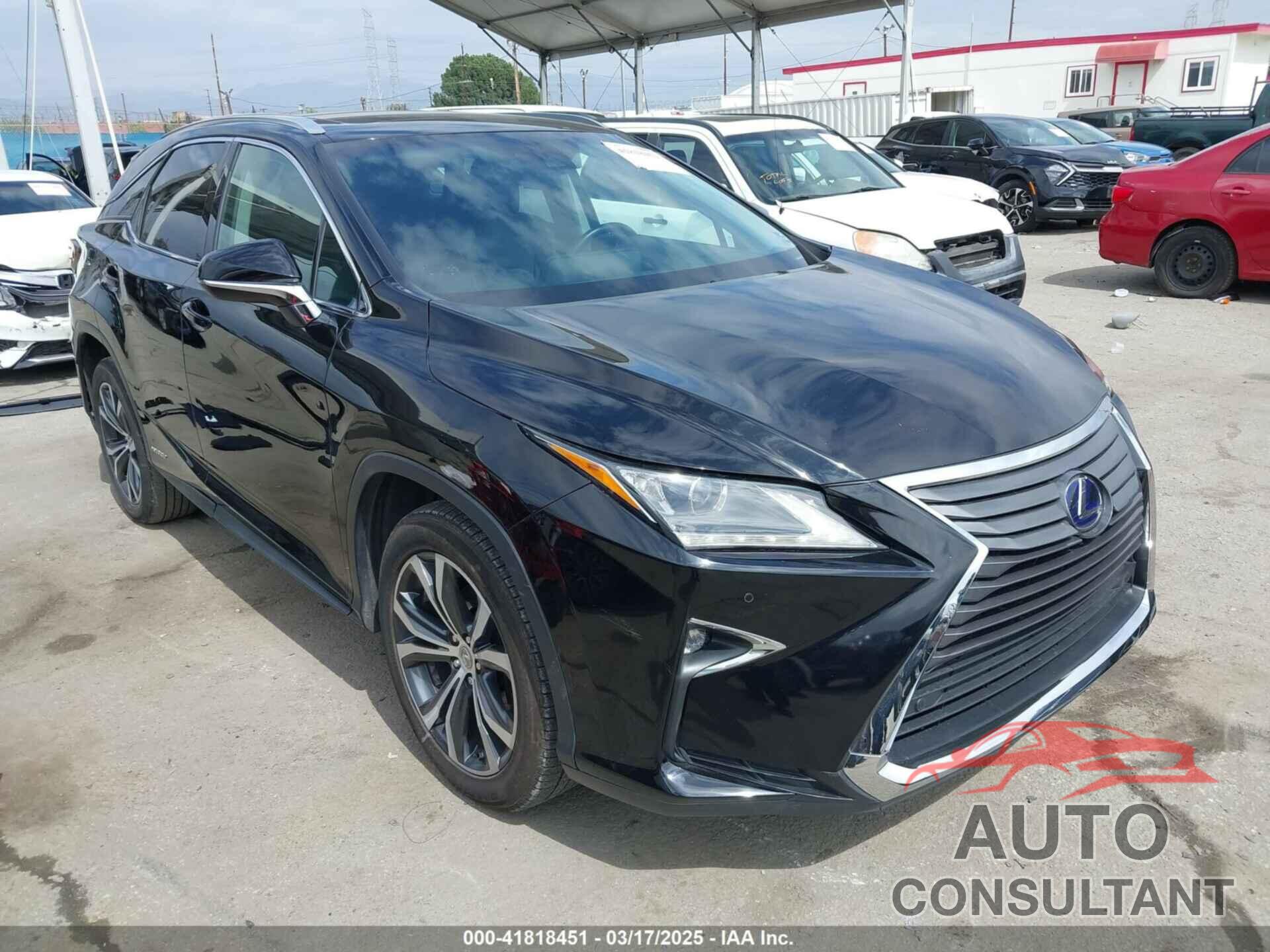 LEXUS RX 450H 2016 - 2T2BGMCA6GC004825