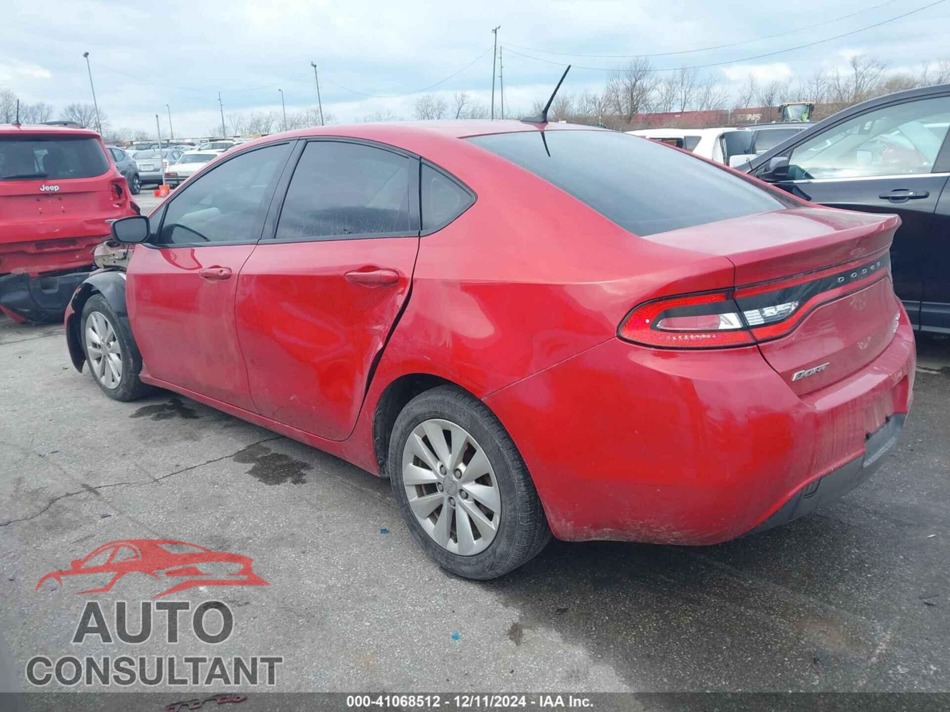 DODGE DART 2014 - 1C3CDFBB2ED913477