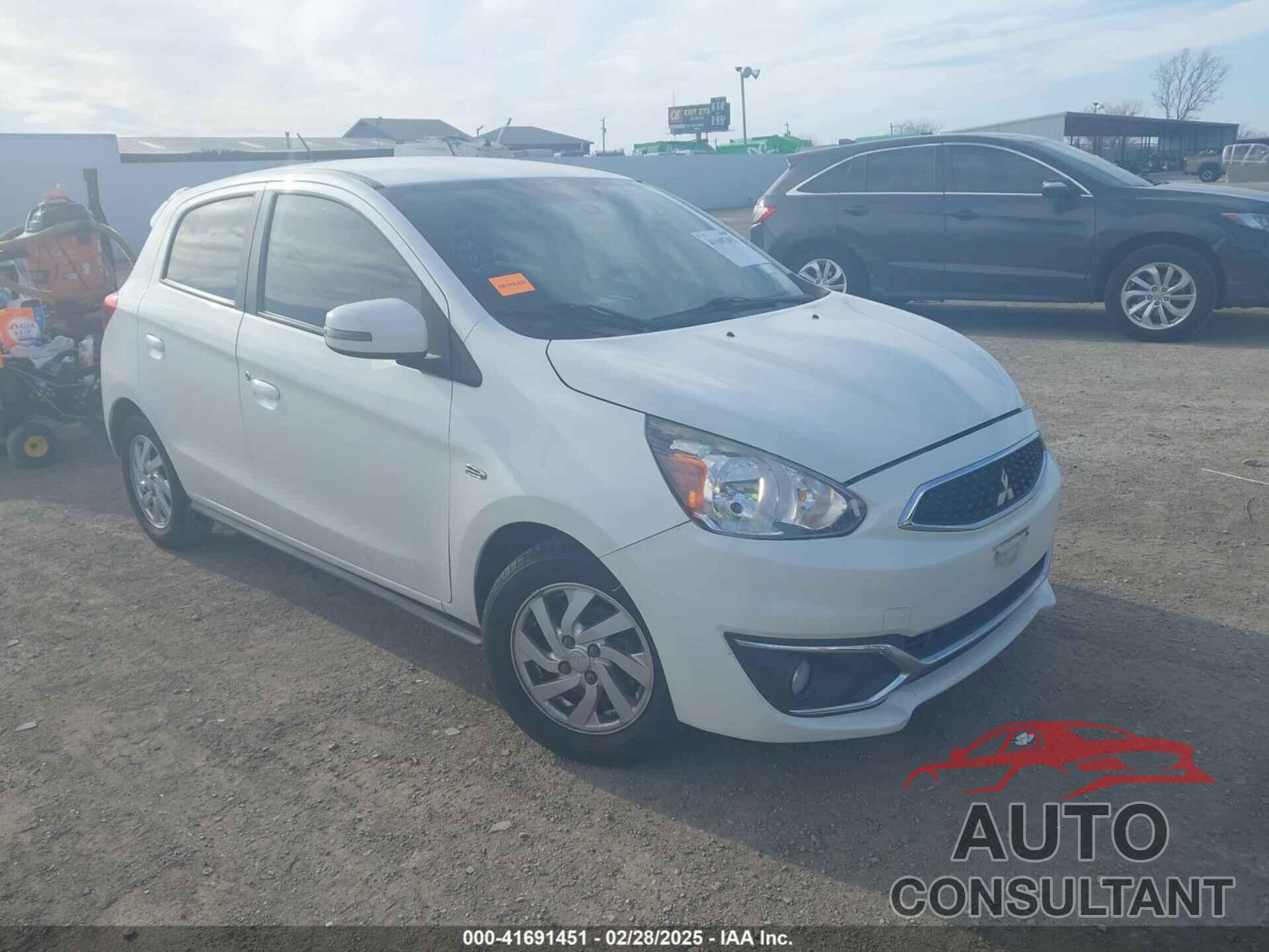 MITSUBISHI MIRAGE 2017 - ML32A4HJ0HH014703