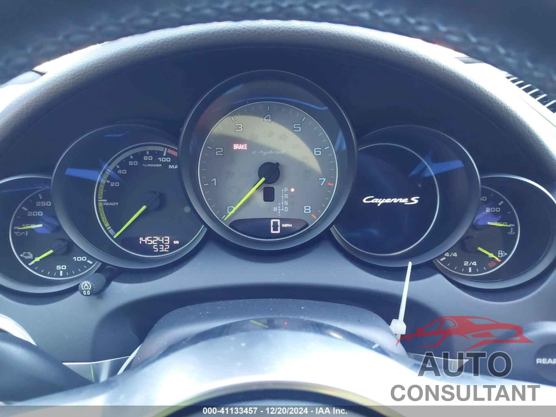 PORSCHE CAYENNE E-HYBRID 2015 - WP1AE2A23FLA52956