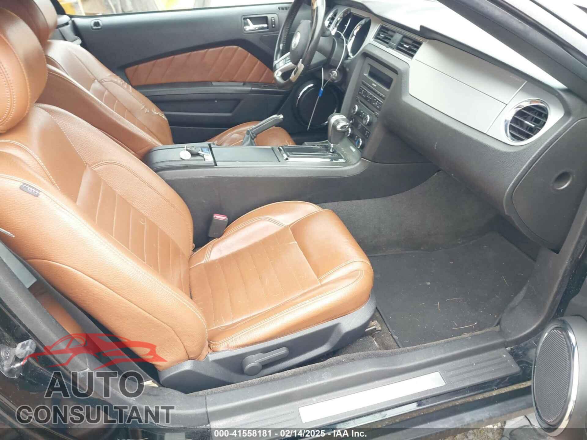 FORD MUSTANG 2012 - 1ZVBP8EM2C5286789
