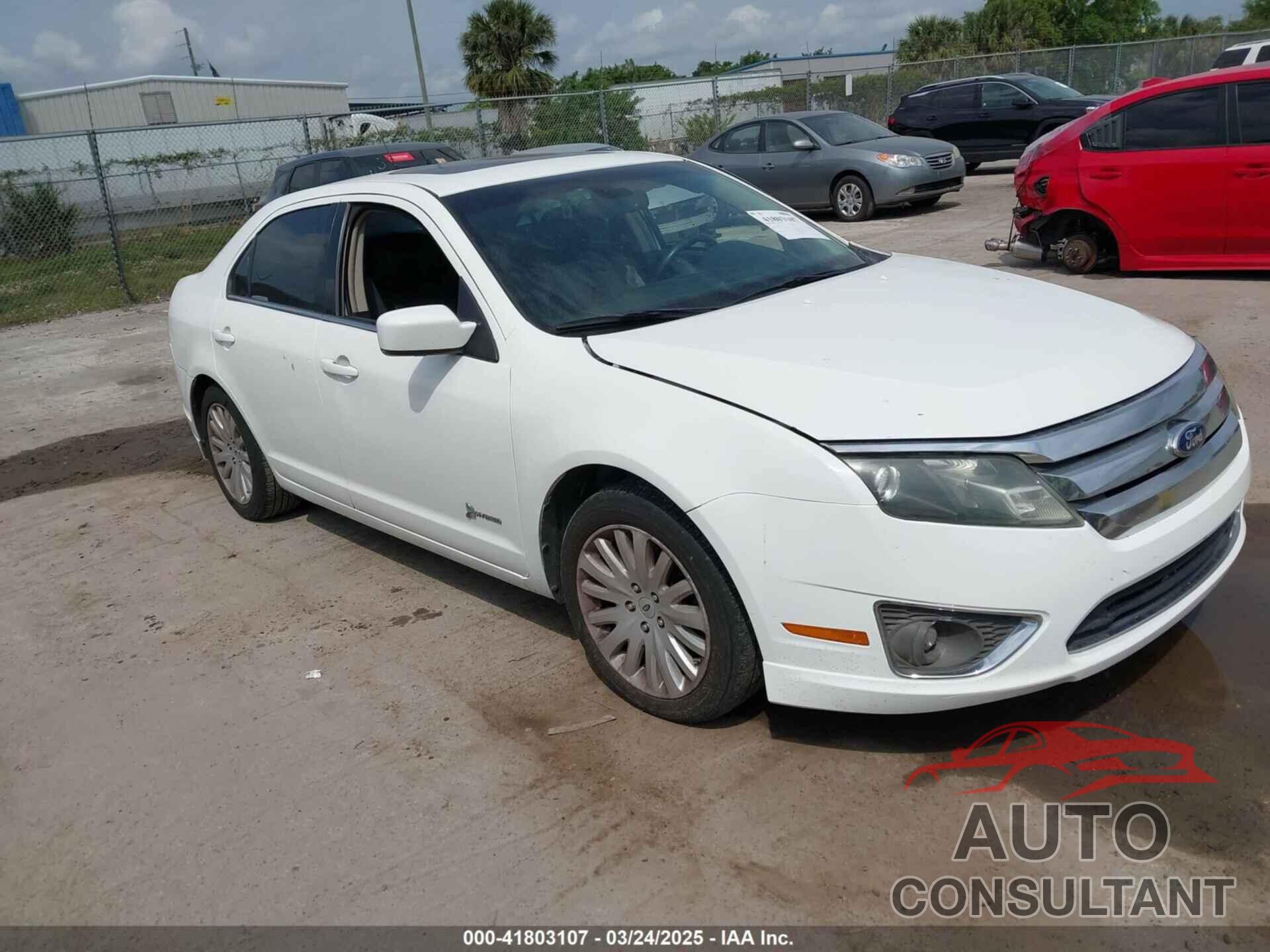 FORD FUSION HYBRID 2011 - 3FADP0L35BR271499