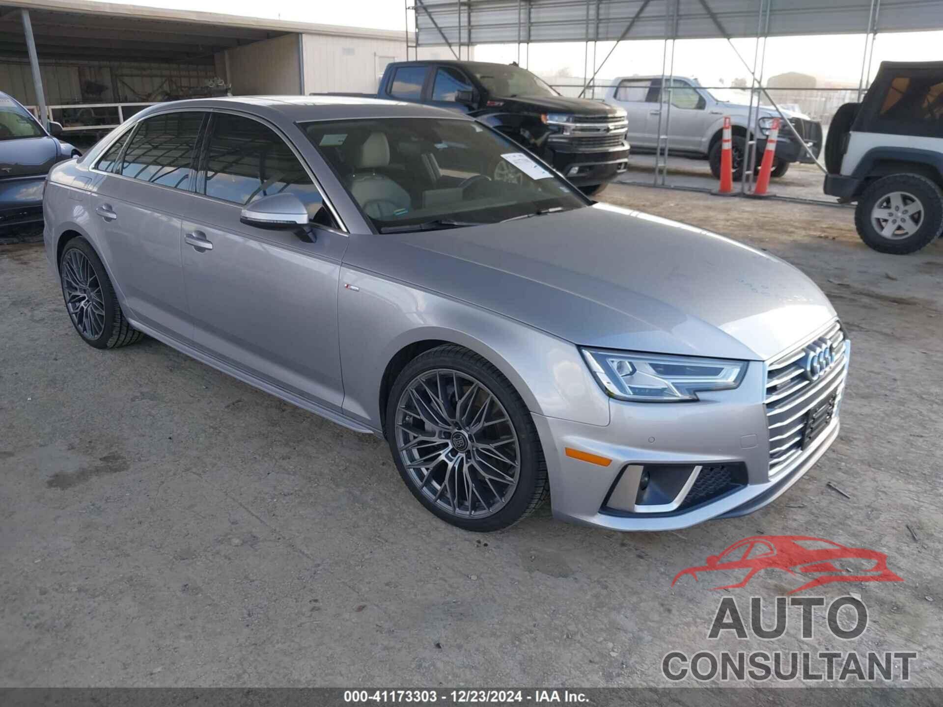 AUDI A4 2019 - WAUENAF42KN006277