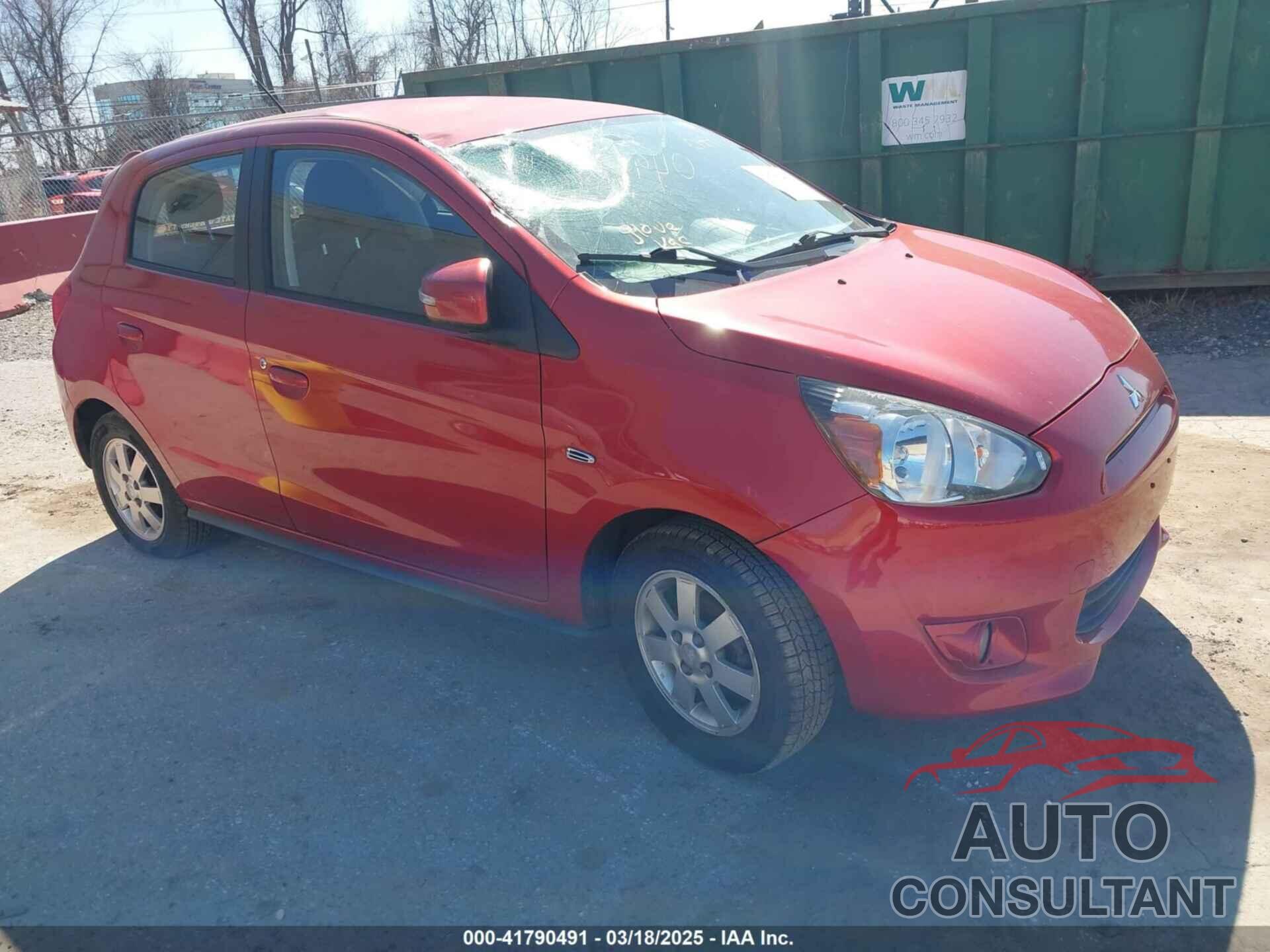 MITSUBISHI MIRAGE 2015 - ML32A4HJ7FH050174
