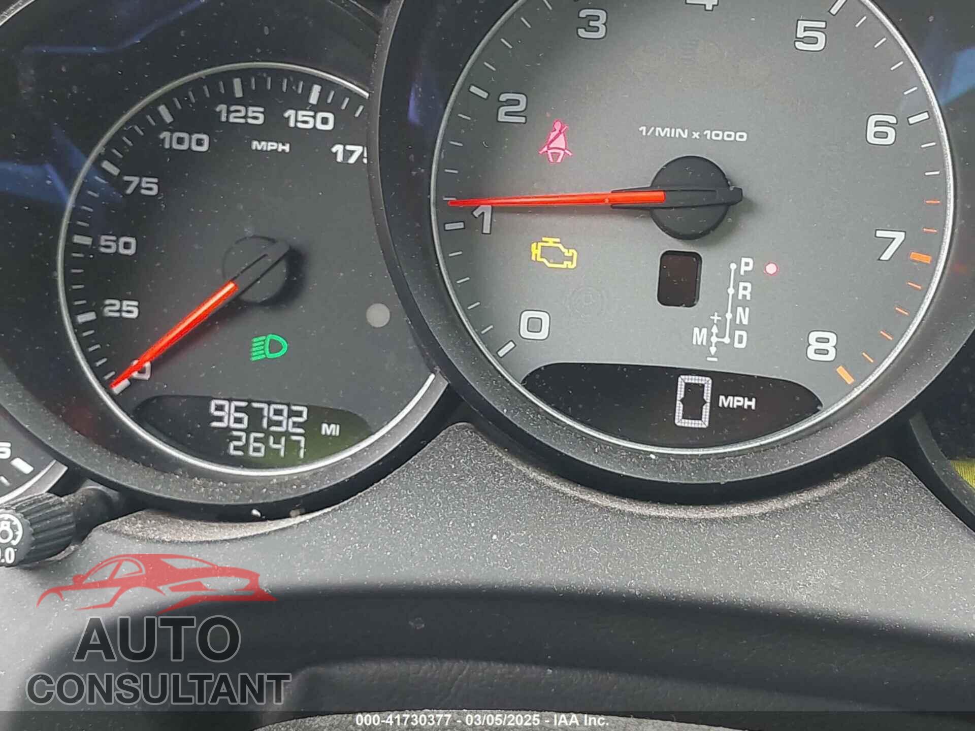 PORSCHE CAYENNE 2016 - WP1AB2A28GLA96221