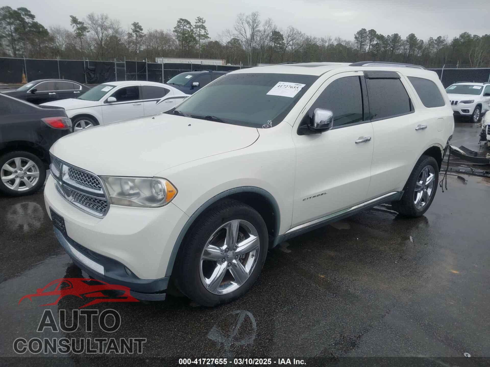 DODGE DURANGO 2011 - 1D4RD5GGXBC653192