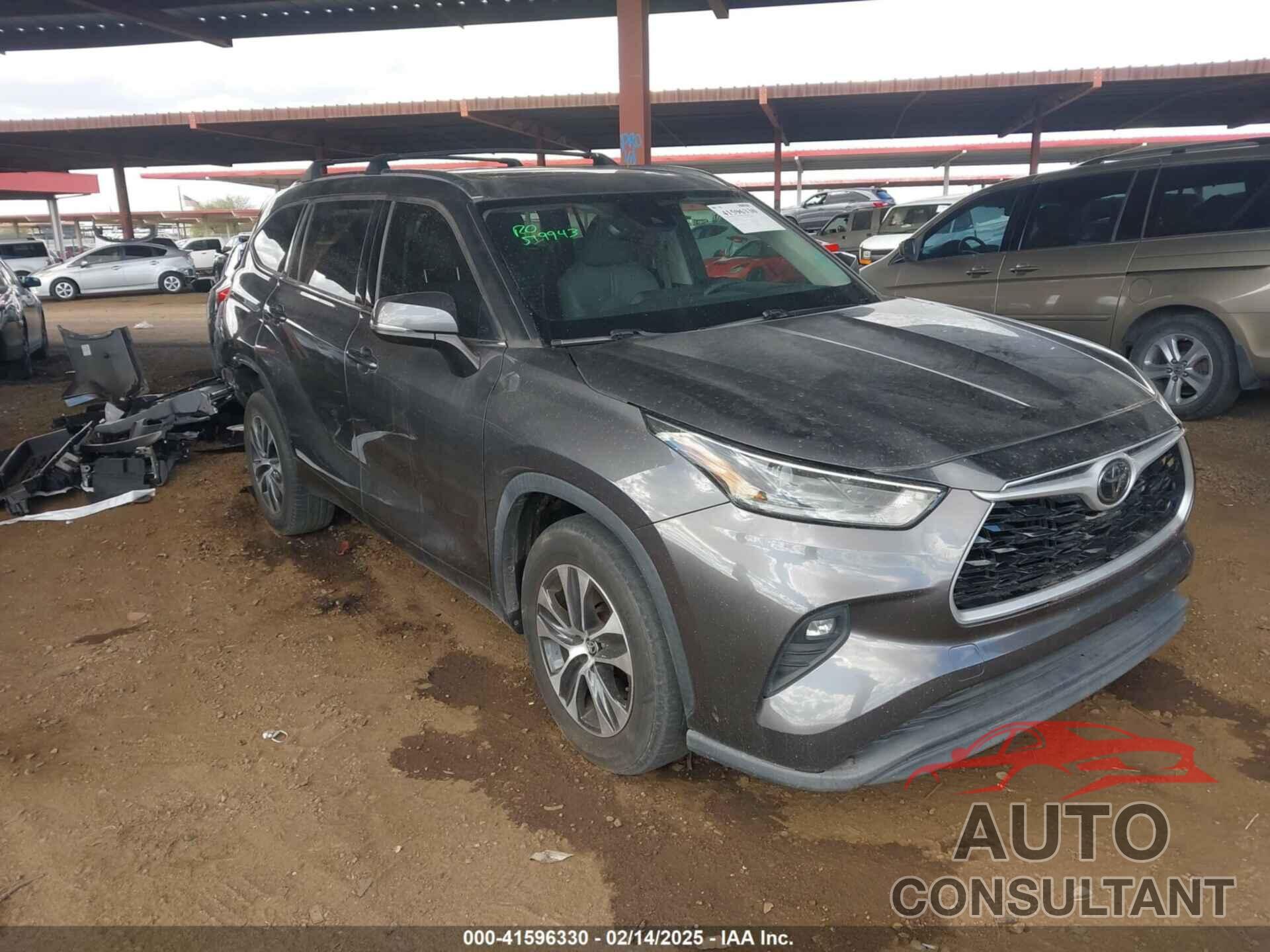TOYOTA HIGHLANDER 2021 - 5TDHZRAH1MS522107