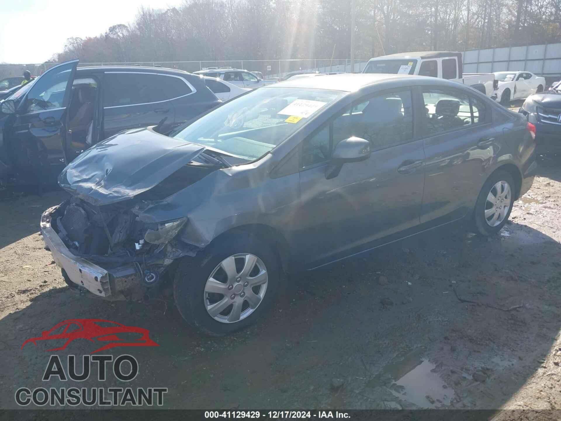 HONDA CIVIC 2013 - 19XFB2F55DE093405