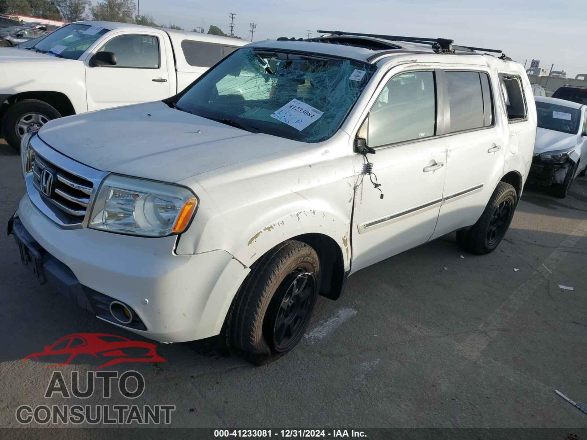 HONDA PILOT 2013 - 5FNYF4H91DB069900