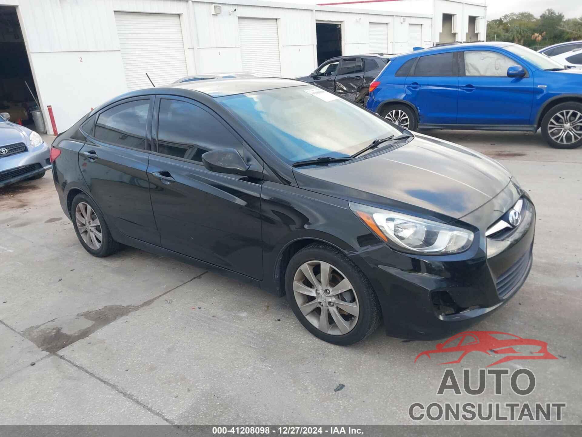 HYUNDAI ACCENT 2012 - KMHCU4AE6CU135947