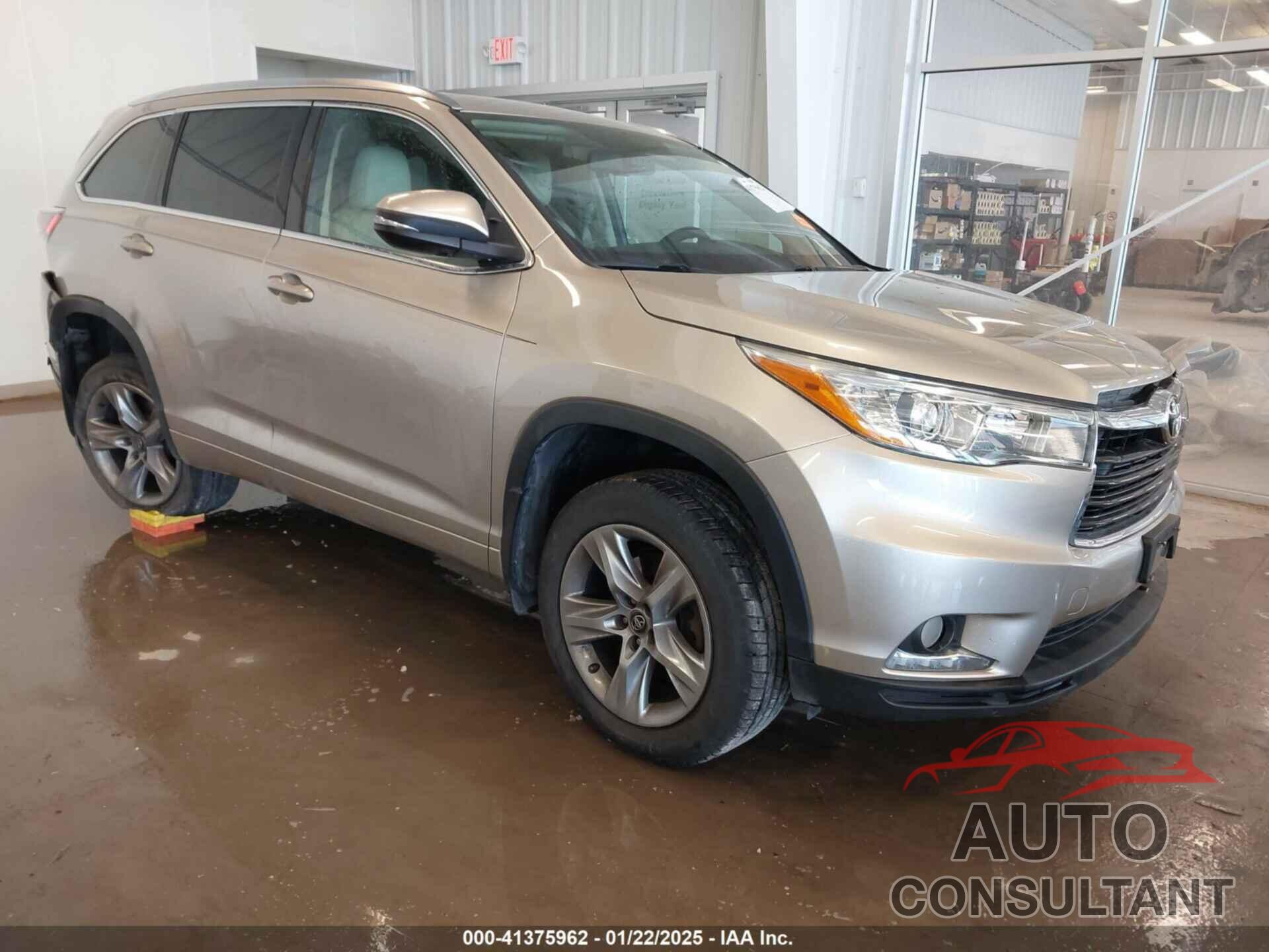 TOYOTA HIGHLANDER 2016 - 5TDDKRFH1GS268916