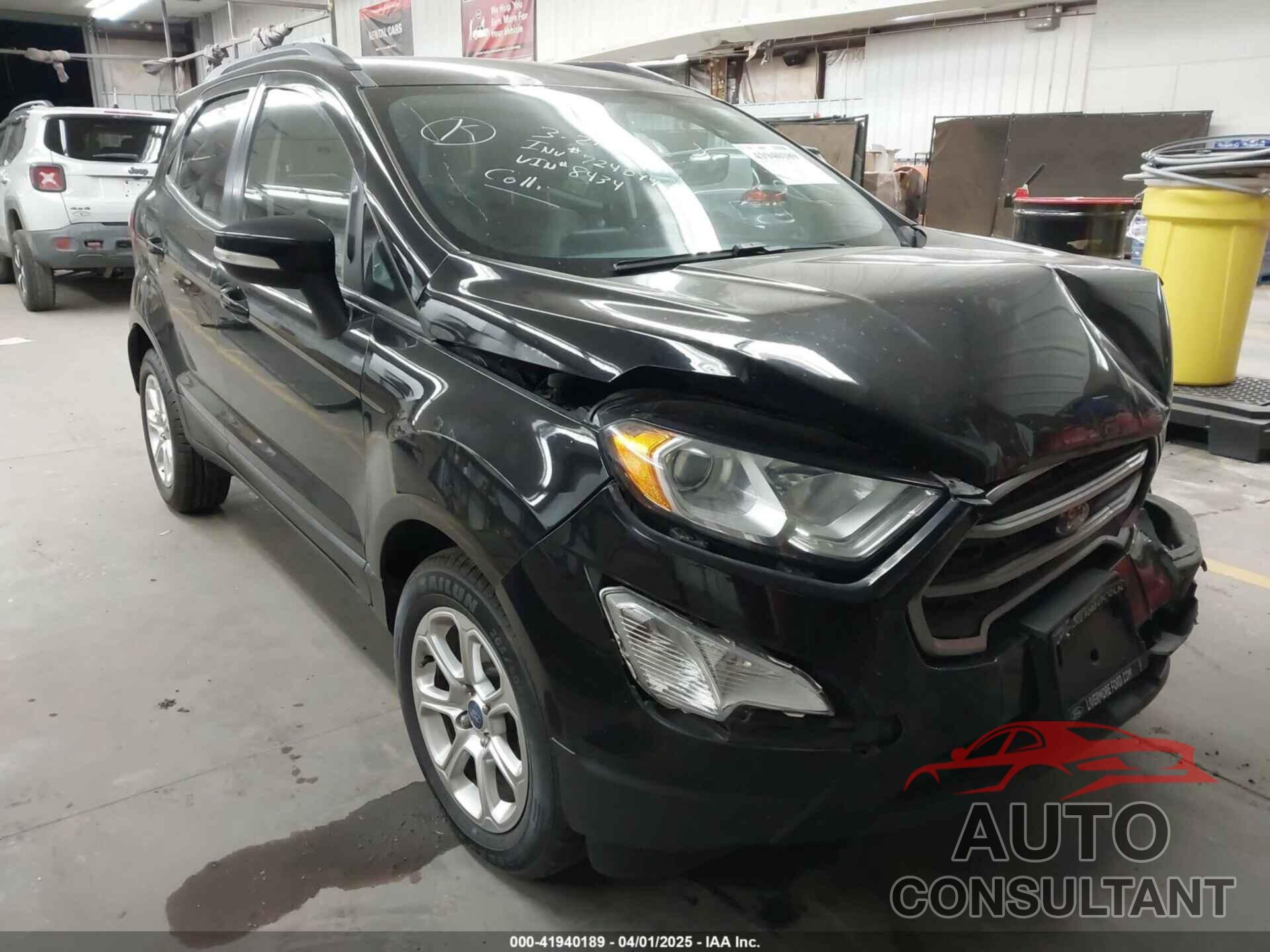 FORD ECOSPORT 2018 - MAJ3P1TE0JC188434