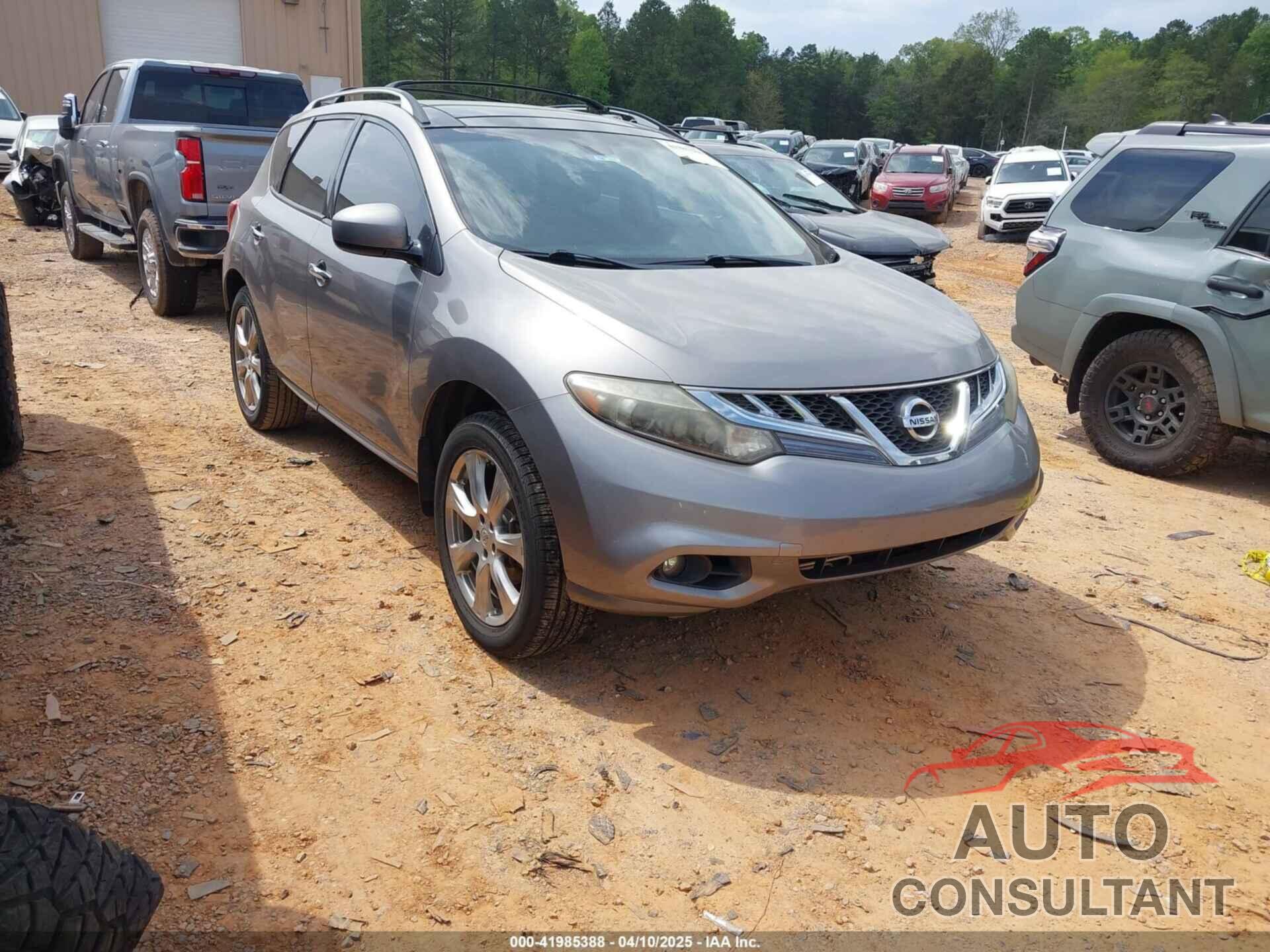 NISSAN MURANO 2012 - JN8AZ1MU9CW100665
