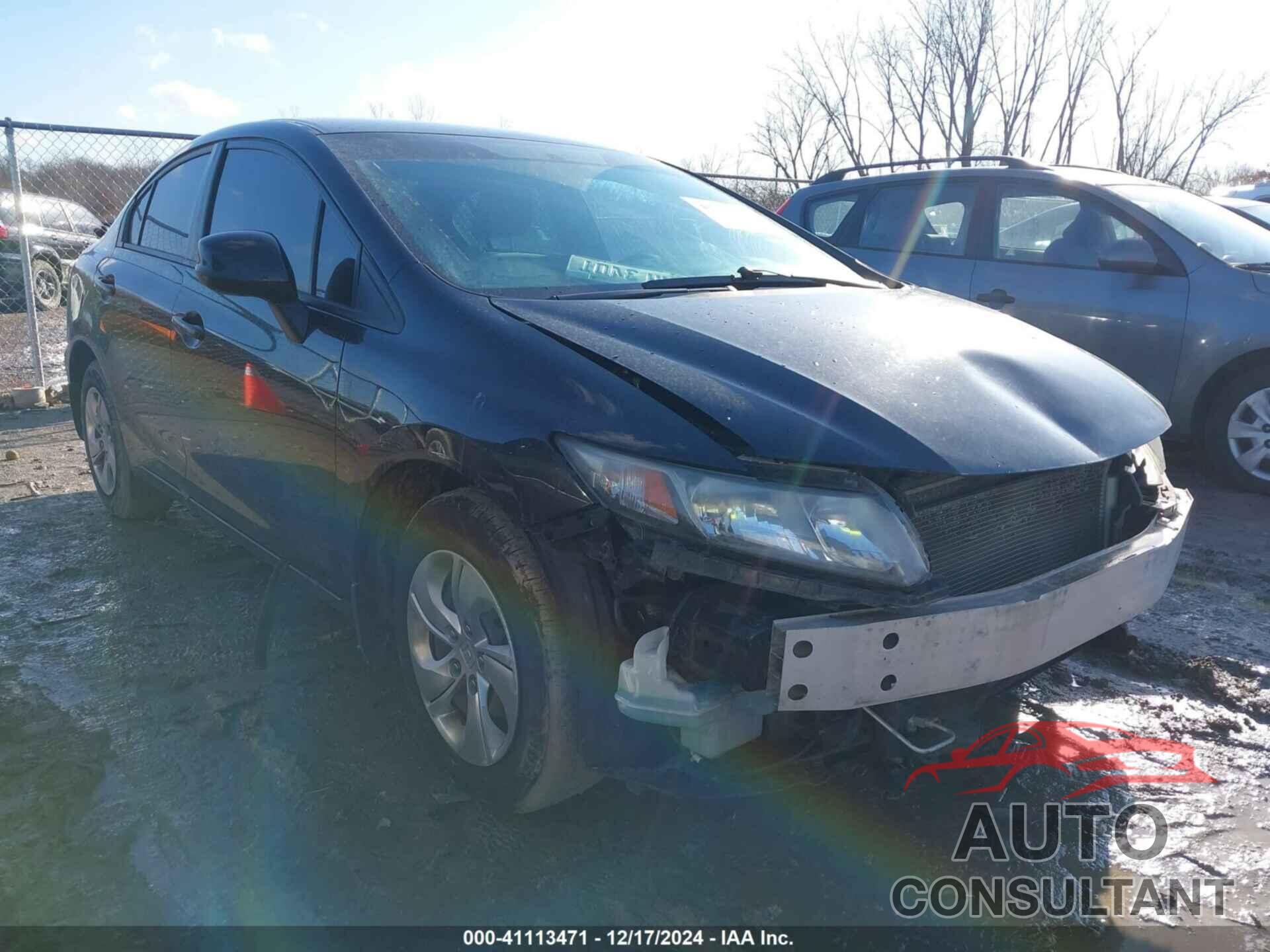 HONDA CIVIC 2013 - 19XFB2F54DE080466
