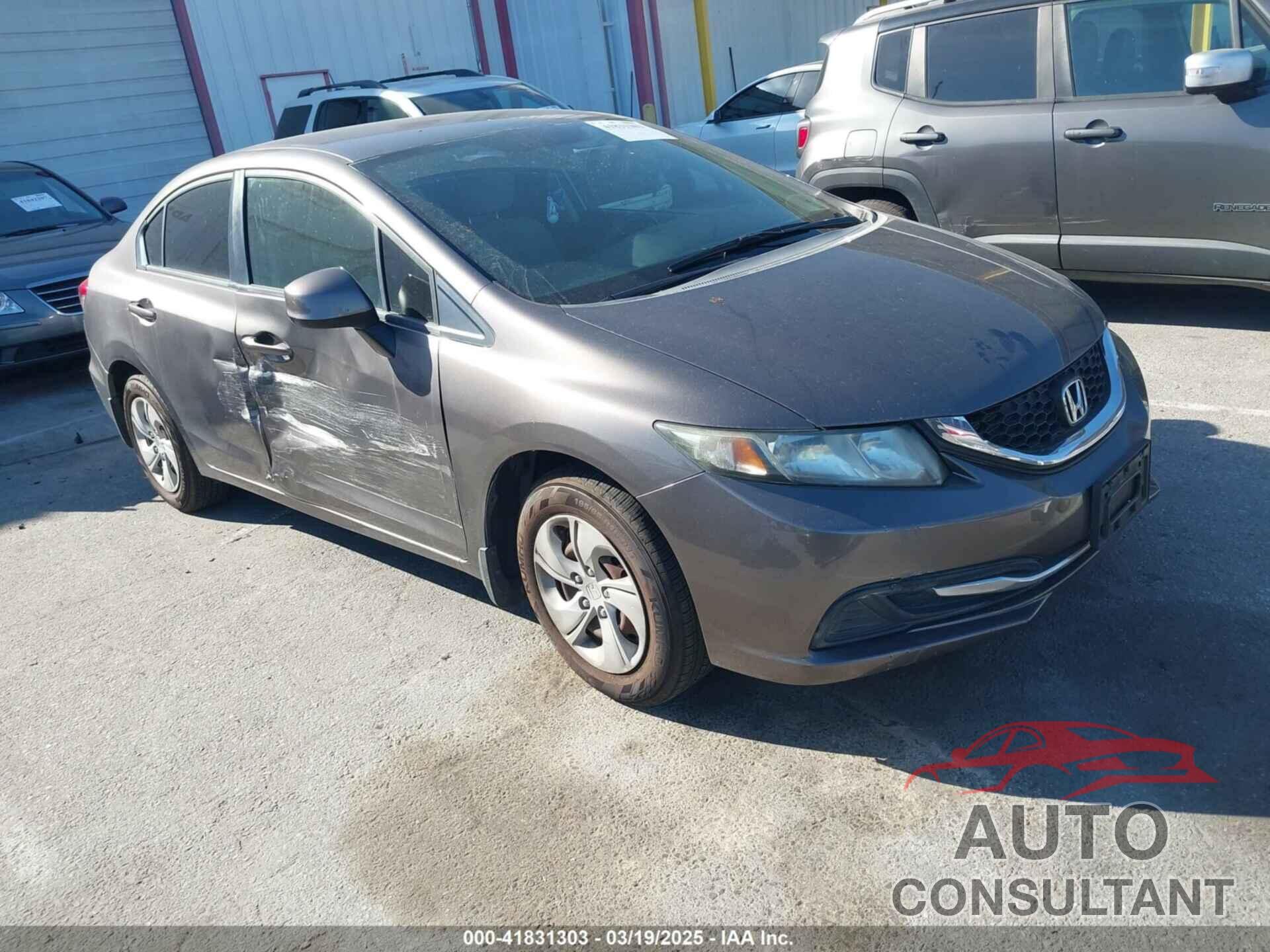 HONDA CIVIC 2013 - 19XFB2F54DE221732
